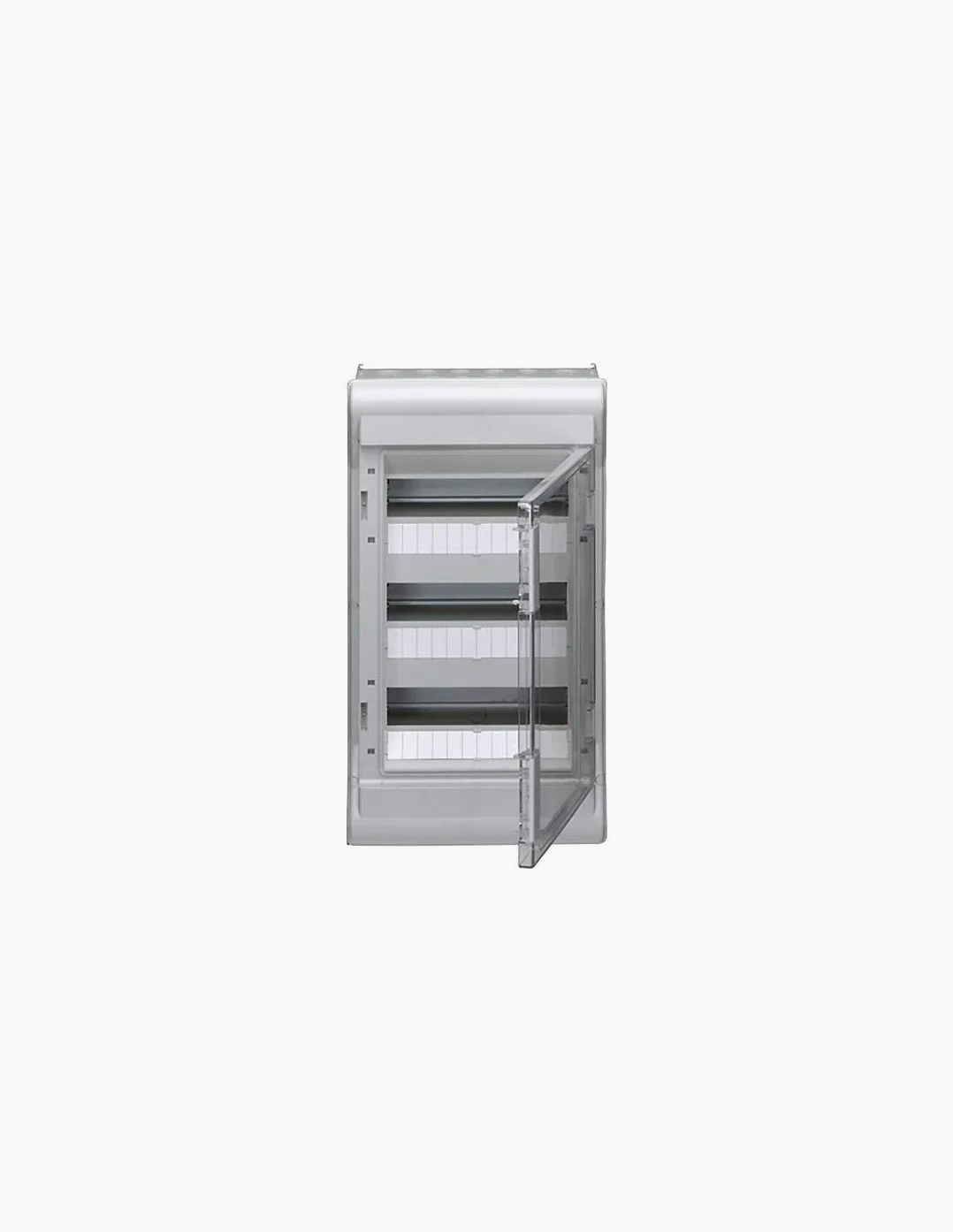 Caja de sup. estanca vector VE, IP65, 3 filas, 36M, Quick Connect/puerta transp