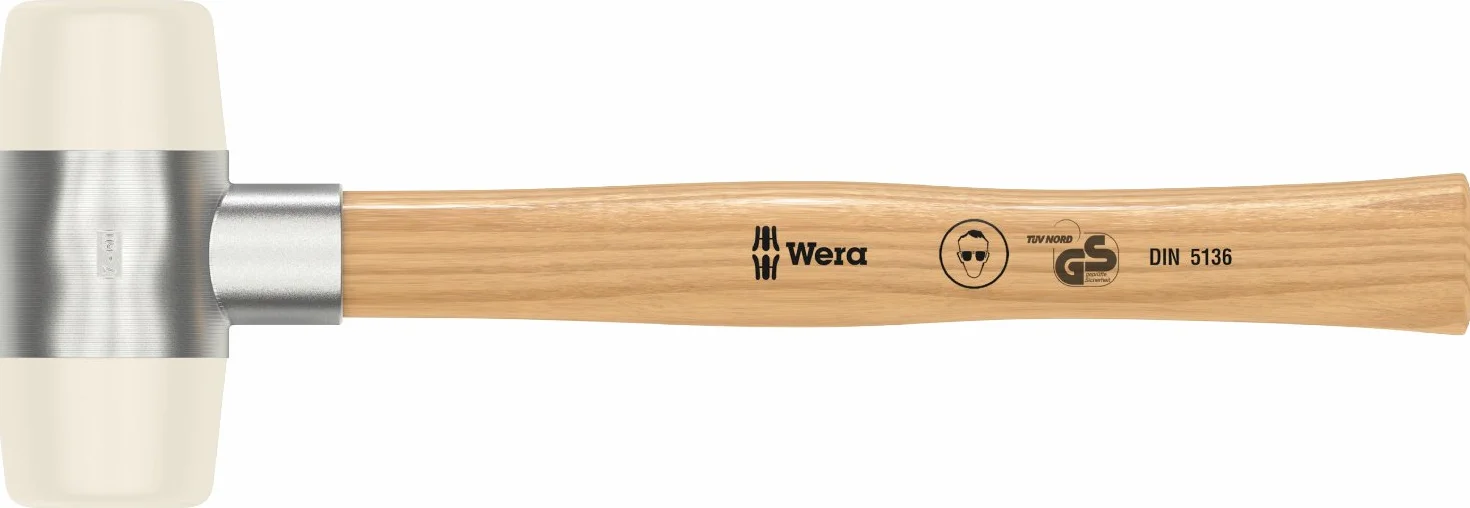 Wera 05000335001 Maza con Cabeza de Nilón, 7 x 60 mm