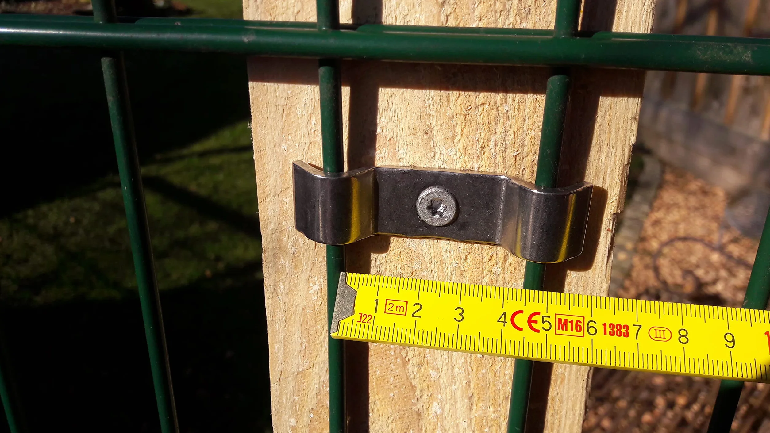 Clema de sujeción para elementos de arco de tensión, fijación de malla de doble torsión, soporte para valla de doble torsión, fijación 20x de acero inoxidable A2