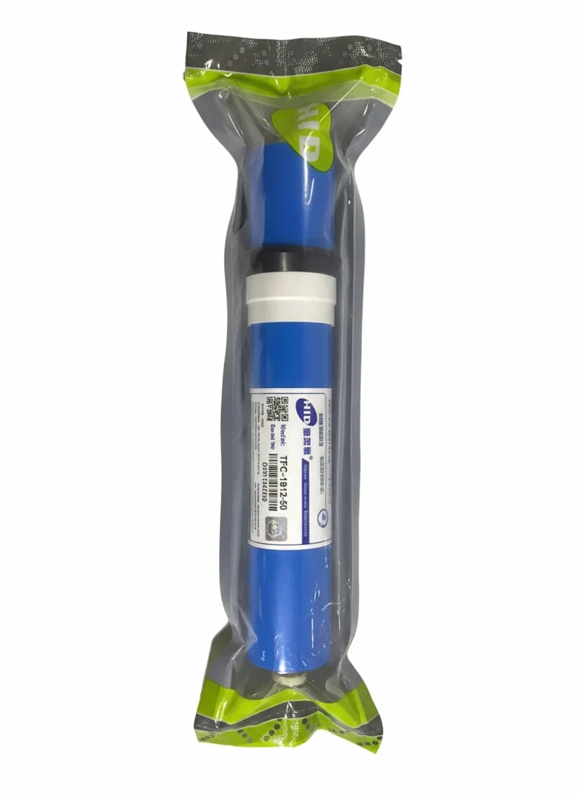 Universal Compatible 50 GPD membrana de ósmosis inversa recambio elimina 98% de contaminantes en agua - 1812-50 – 50 GPD – Repuesto Universa de Ósmosis Doméstica