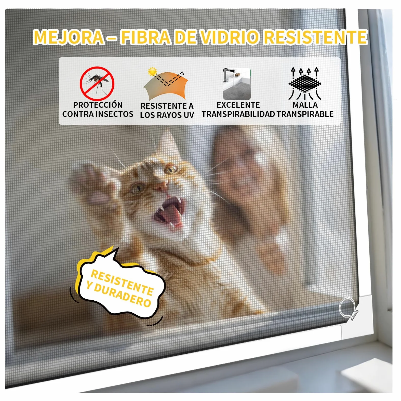 HOFUDON Mosquitera Ventana Magnética 120x130cm,Fibra de Vidrio Reforzada DIY Cortable, Instalación Fácil sin Taladrar,Fácil de Limpiar, Mosquitera Magnética para Ventanas Correderas(Malla Gris)