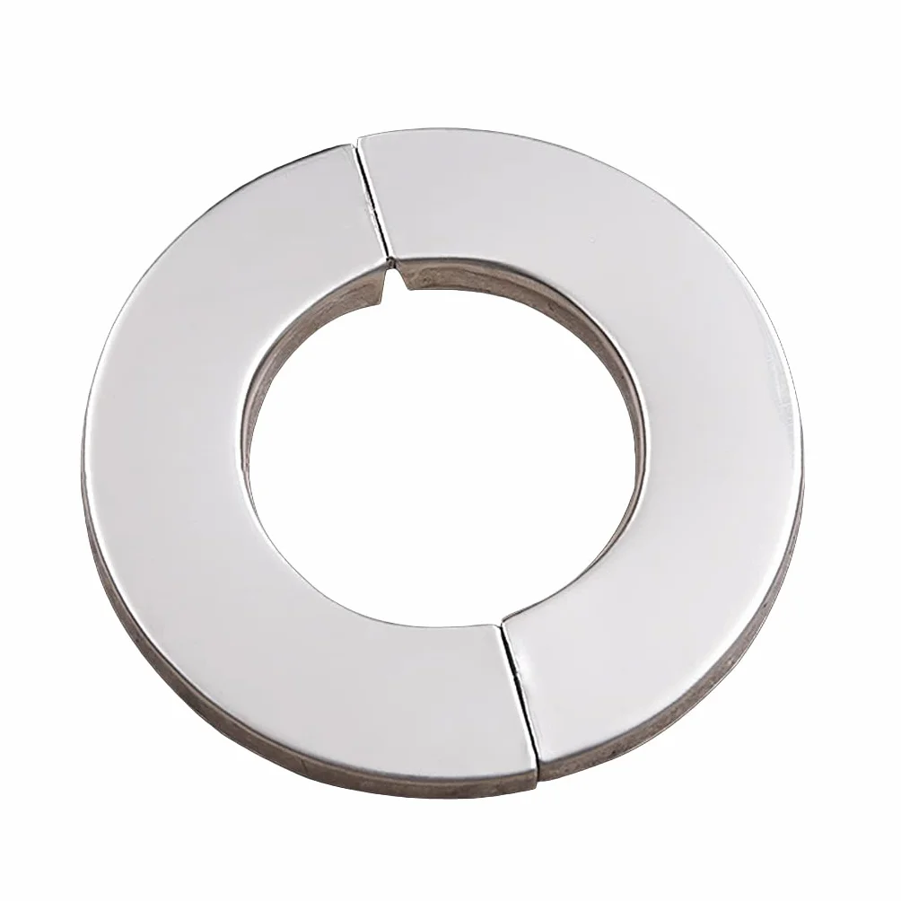Placa de roseta redonda dividida de acero inoxidable brida dividida para tuberías con 24/28/35/42/51 mm de diámetro accesorios de baño rosetas tapa grifo