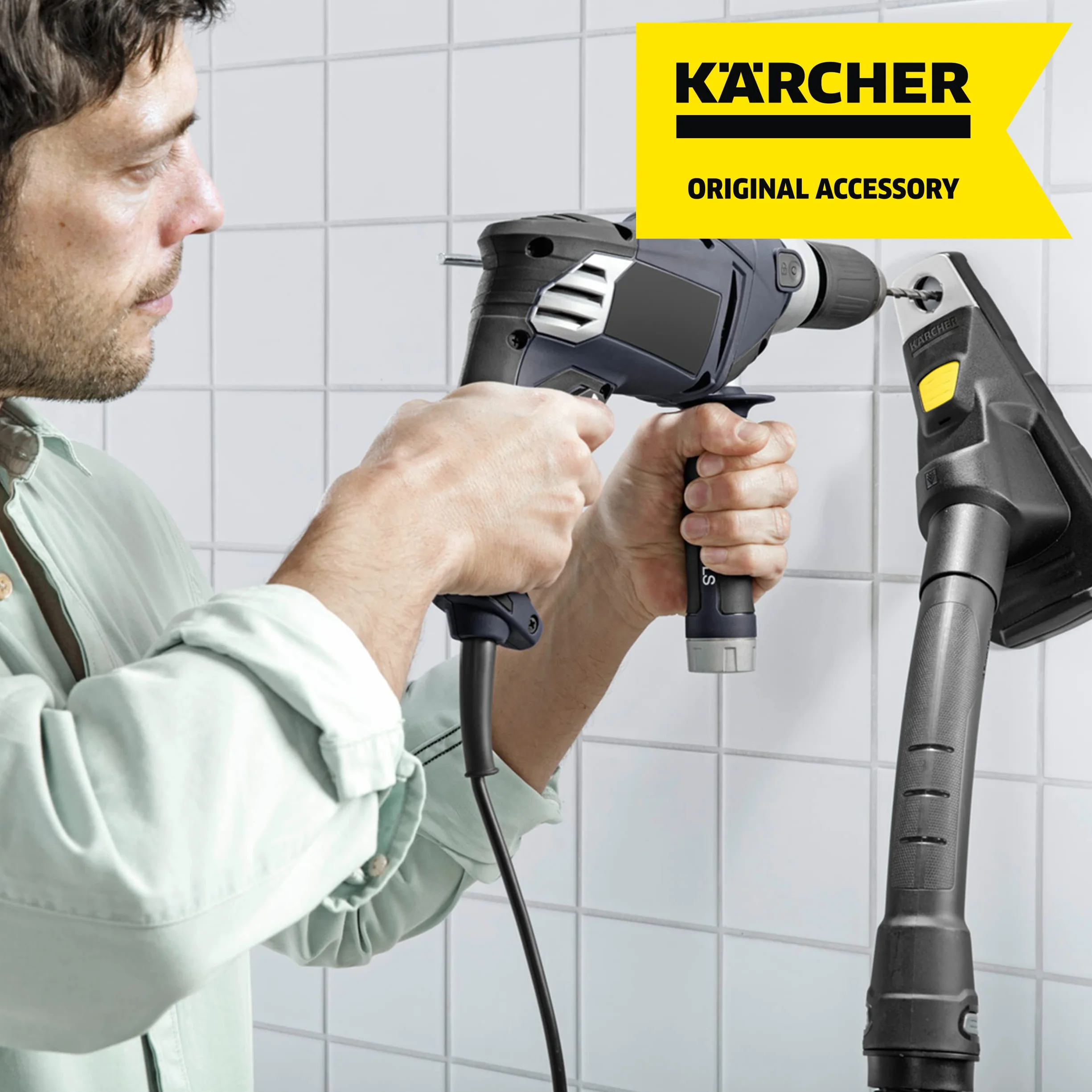 Kärcher Original Recogedor para el polvo de taladro apto para las aspiradoras en seco y húmedo de Kärcher (2.863-234.0)