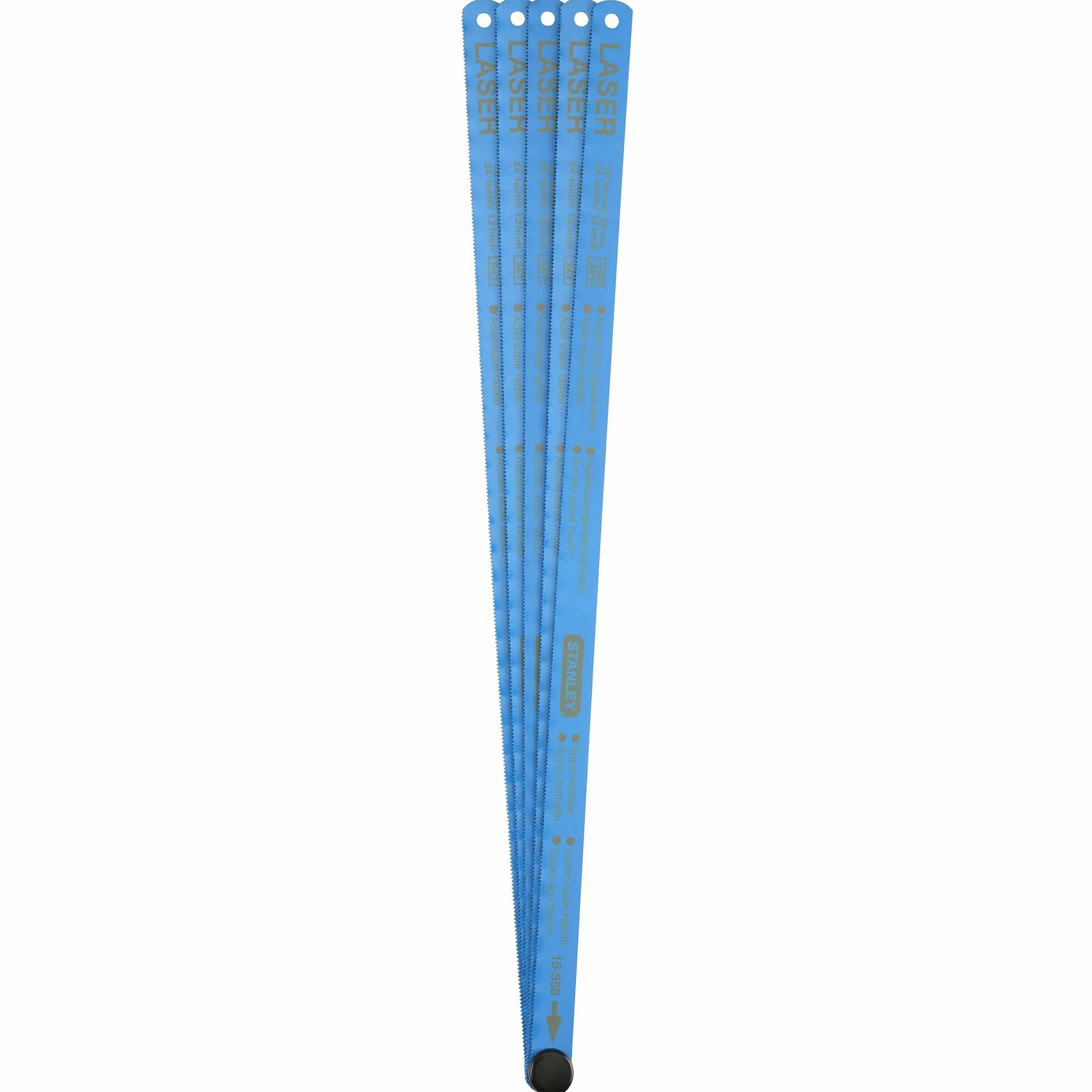 Stanley 1-15-558 Pack 100 hojas sierra bimaterial 300mm 24T