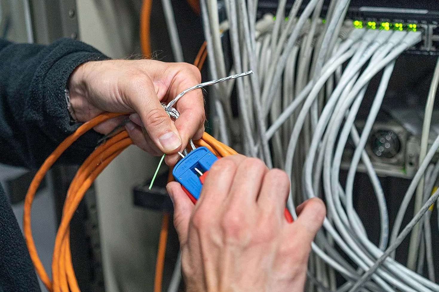 WEICON TOOLS Pelador Automático S | Cable de 0.16 - 0.8 mm Ø | Pelado rápido