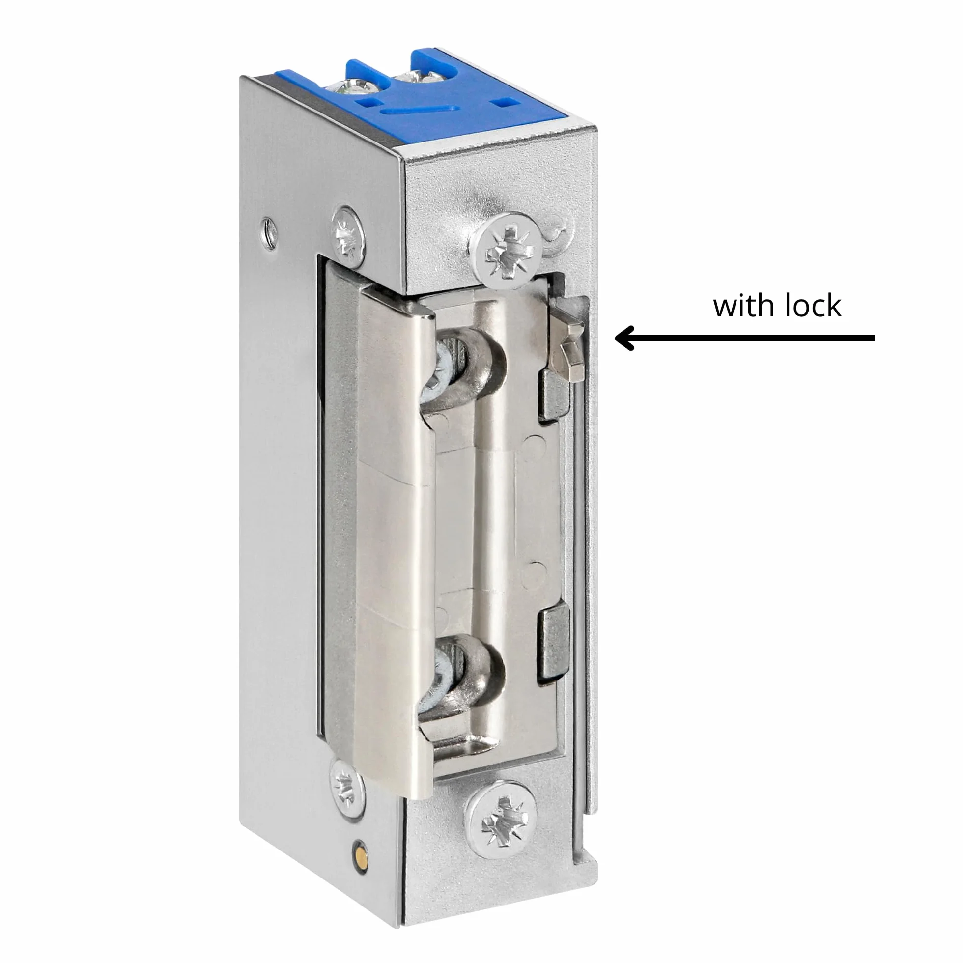 Cerradura Electrica Simétrica Para Puerta - Abrepuertas Electrico Con Ajuste Del Pestillo Baja Corriente 280 mA Para 12 V CC