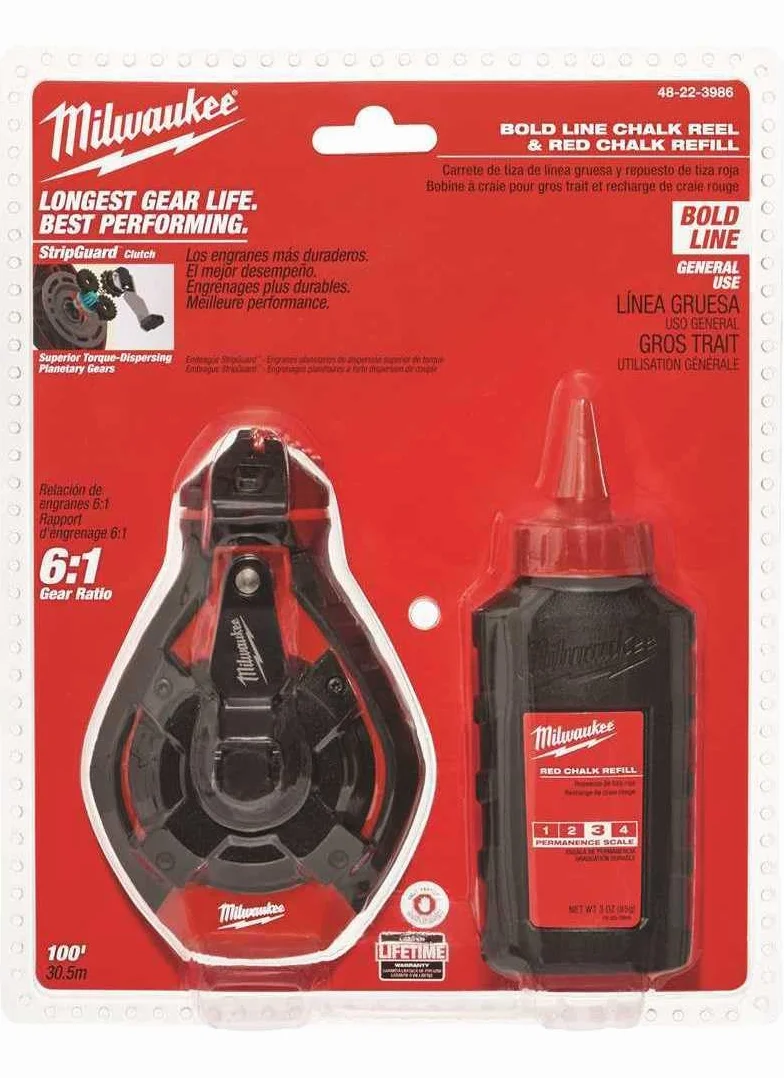 Milwaukee ELEC Tool 48-22-3986 Bold Line - Carrete de tiza