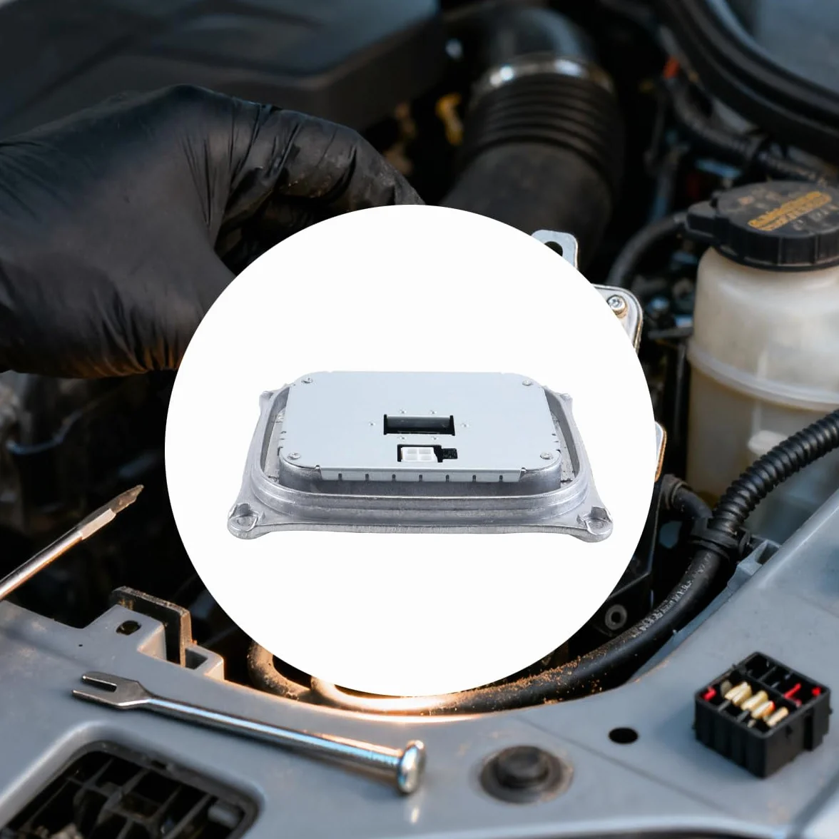 Módulo De Control De Faros Delanteros Con Balasto De Xenón HID, Módulo De Balasto De Faros BMW Para E90 E92 E93 63117182520