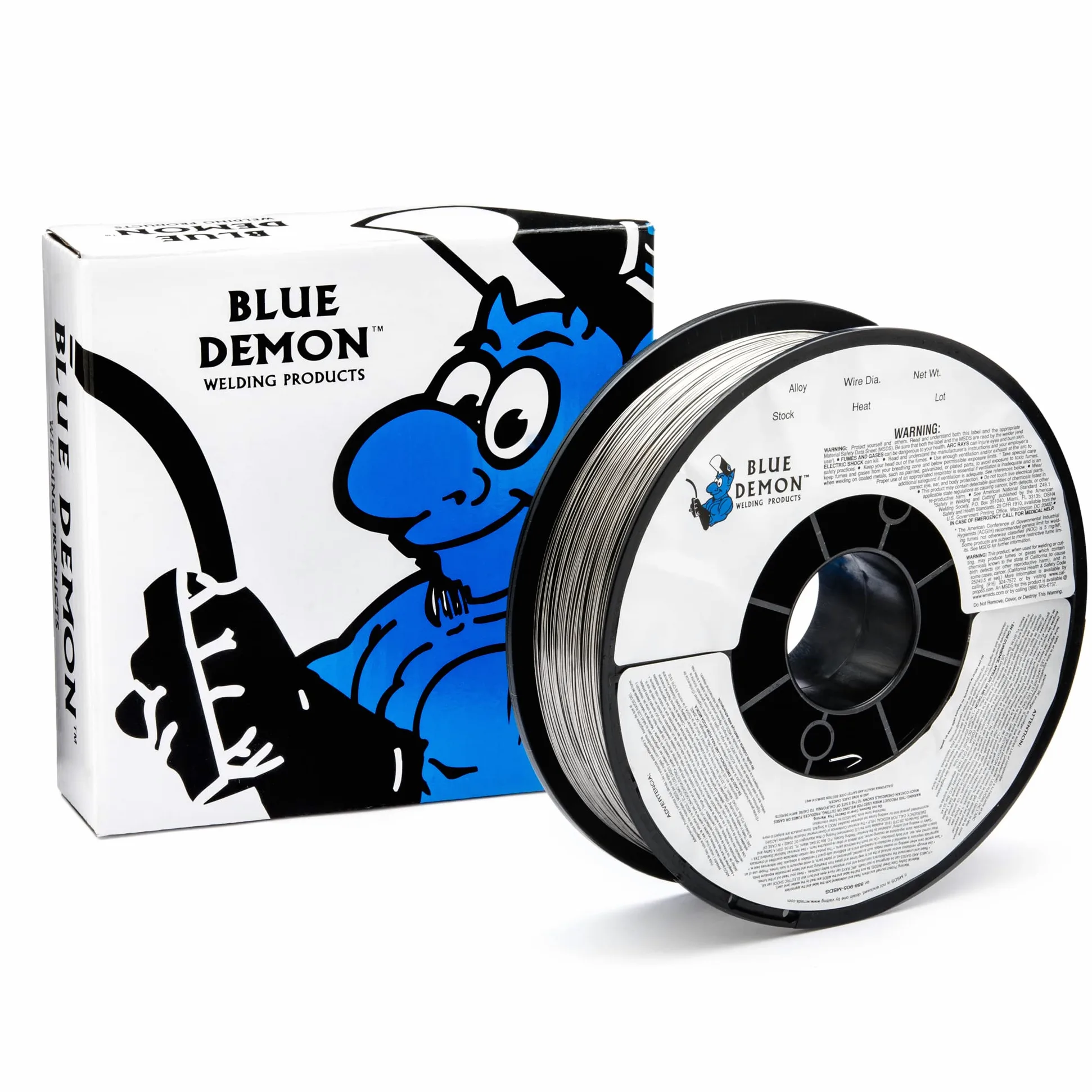 Blue Demon E71Tgs-035-10 - Bobina de alambre de soldadura de núcleo de flujo sin gas, 1 paquete