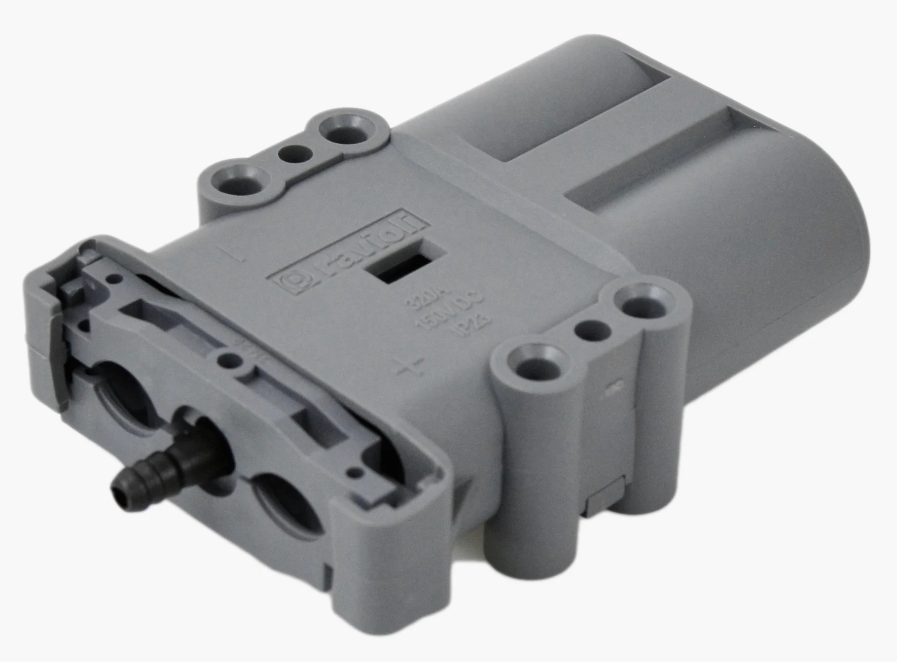 2x pasajes de aire para 80A enchufe de carga de la batería apilador enchufe de carga de la batería enchufe de carga de la batería conector de enchufe de carga conector de enchufe DC resistente al ácido