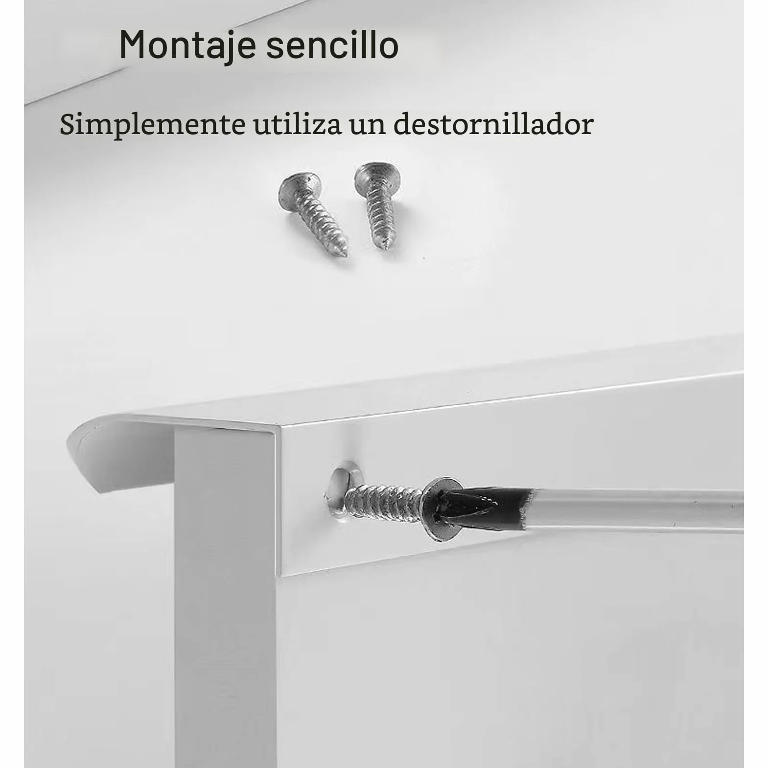 Tiradores Ocultos para Muebles 12 cm Blanco - Tiradores Invisibles para Puertas y Armarios de Cocina