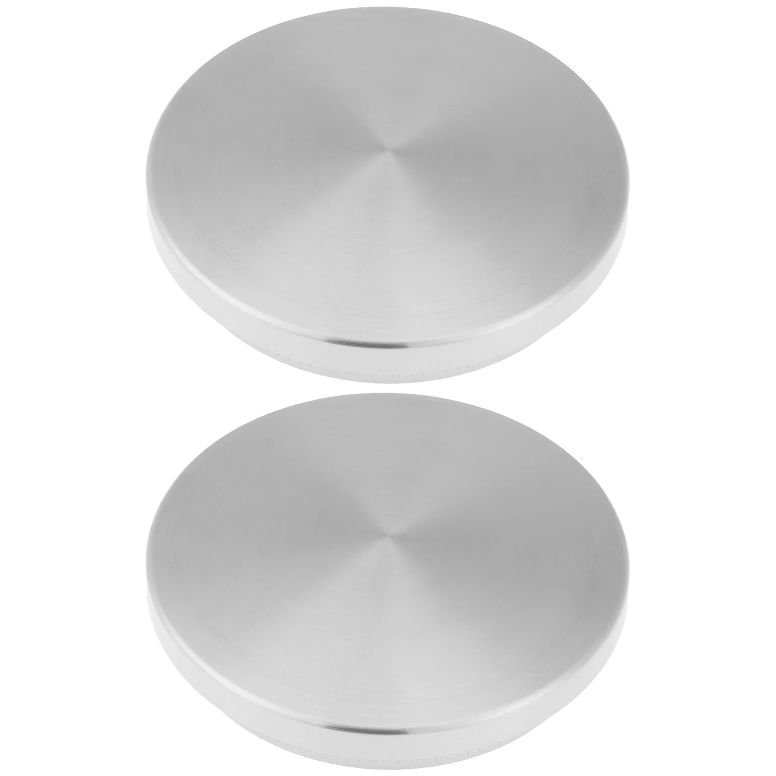 2 tapones de acero inoxidable 304 para tubo redondo de 42,4 mm de grosor de pared de 2 mm