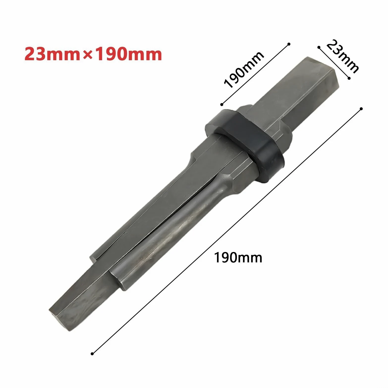 Cuñas de metal de 23 mm para piedra de roca de hormigón, juego de divisores para granito, mármol, herramienta de mano, 2 piezas, gris