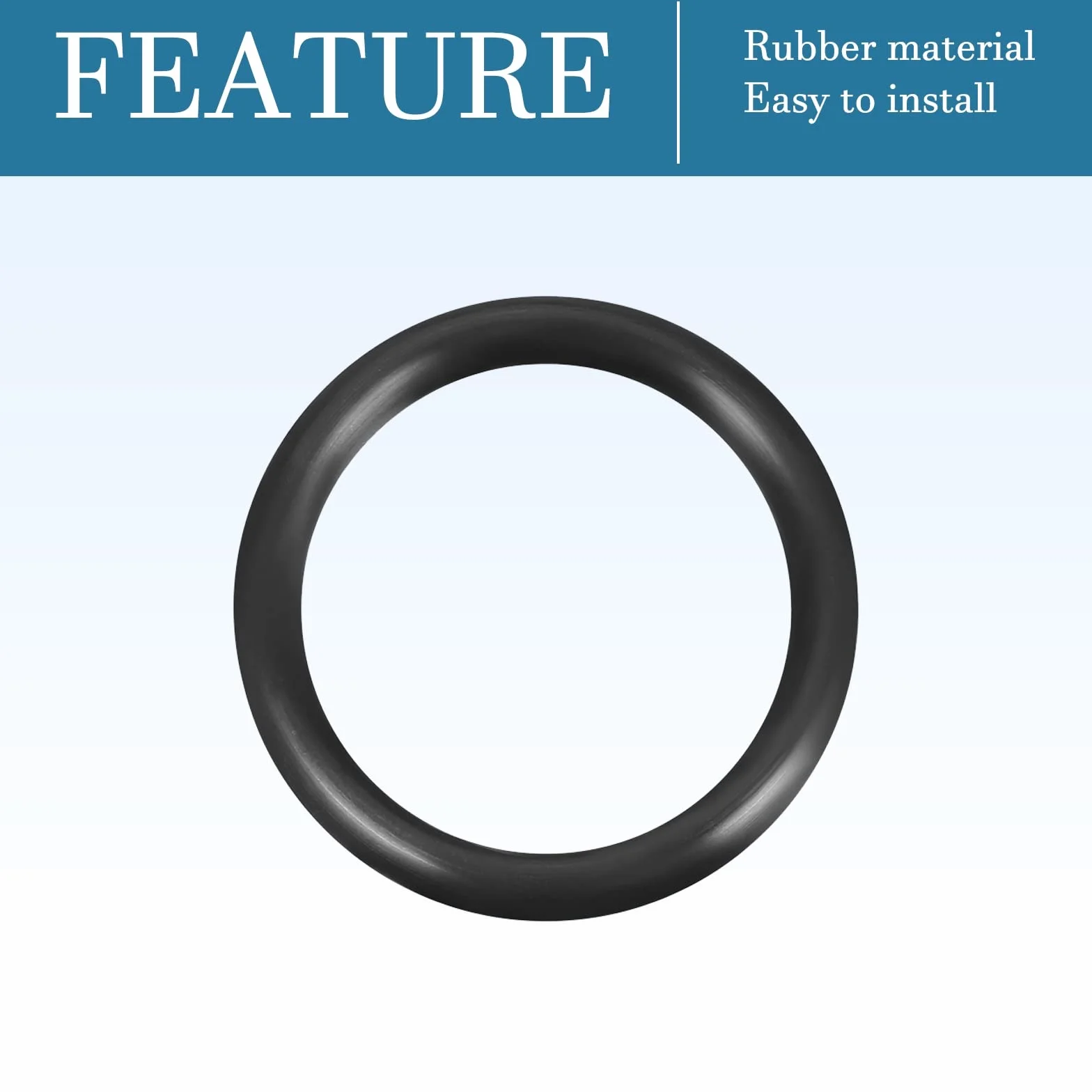 QUARKZMAN 45mm x 35mm x 5mm Nitrilo Goma Juntas Tóricas x 10uds Redondo Junta Arandela para Grifo Plomería Reparación Sellado Conexión [Negro]