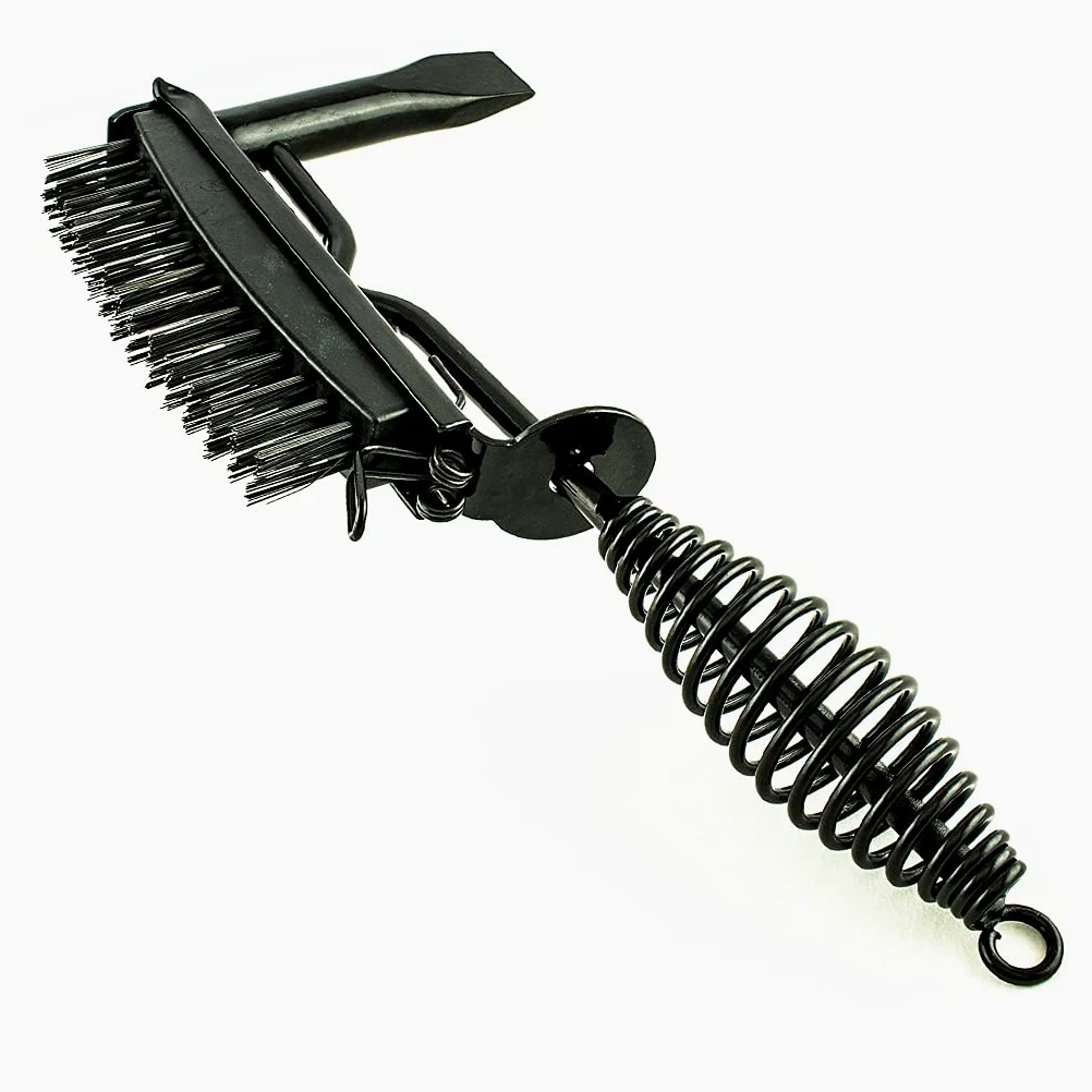 Martillo de escoria con cepillo de soldadura de alambre utilizado para eliminar residuos de óxido de pintura y soldadura de pulido, herramientas de limpieza de soldadura portátiles duraderas