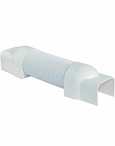 Vecamco Clima Plus Mango flexible para canal 65x50 blanco