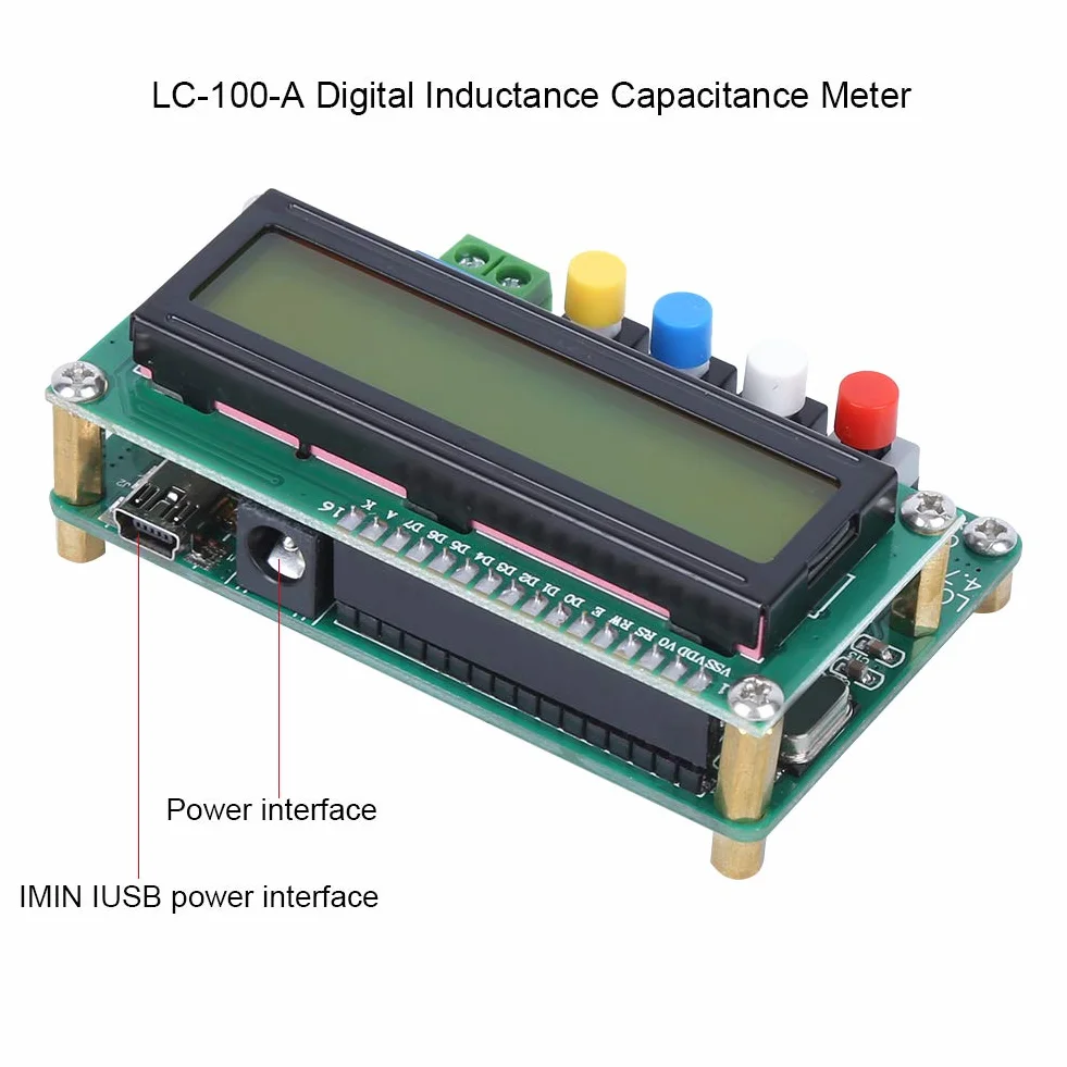 Medidor digital de alta precisión LC-100-A con interfaz USB