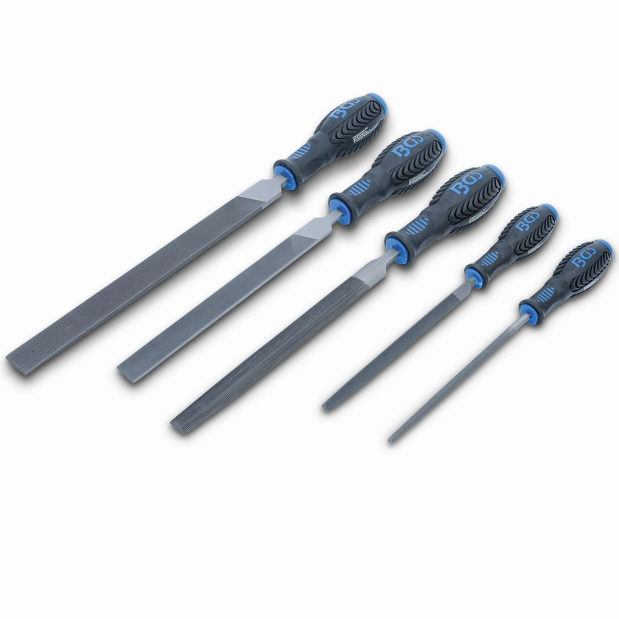 BGS 70098 | Juego de limas para taller | 5 piezas