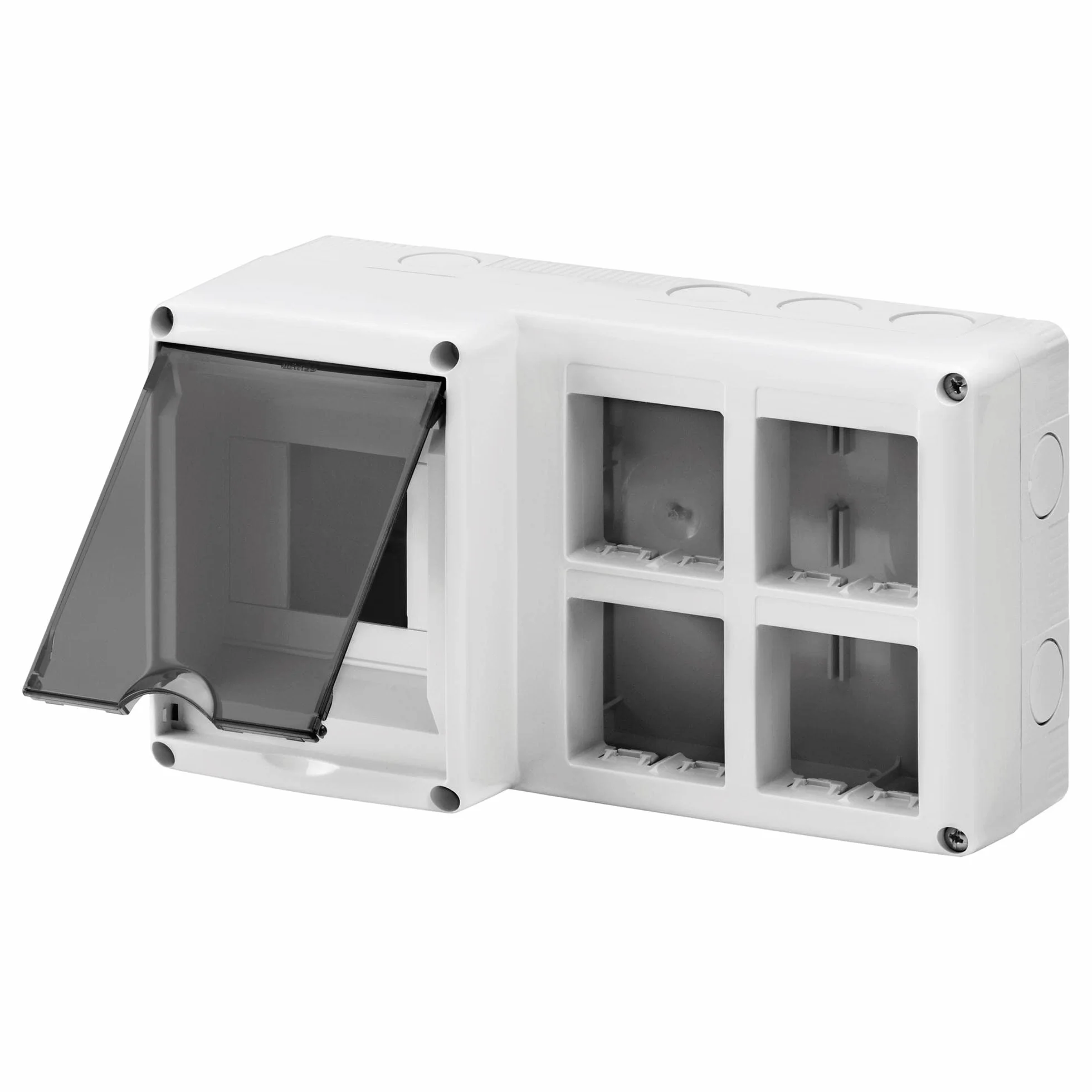 Gewiss combi din 40 - Contenedor combi din 40 4 módulos ip40