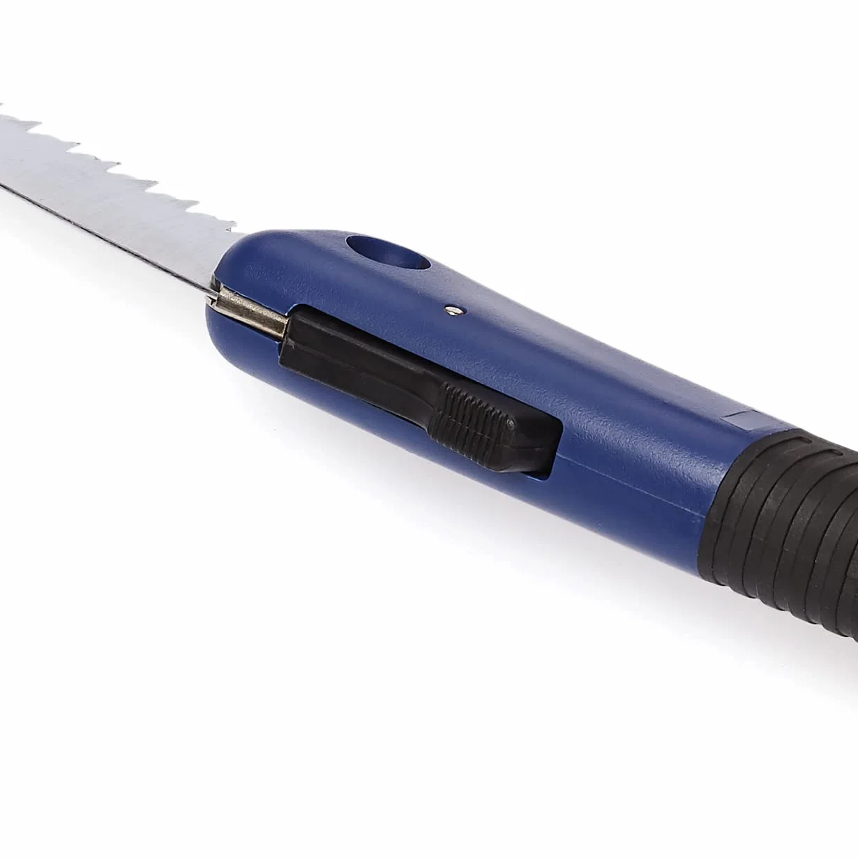 Sierra plegable de una hoja de acero para podar y jardinería, 20,3 cm, Azul
