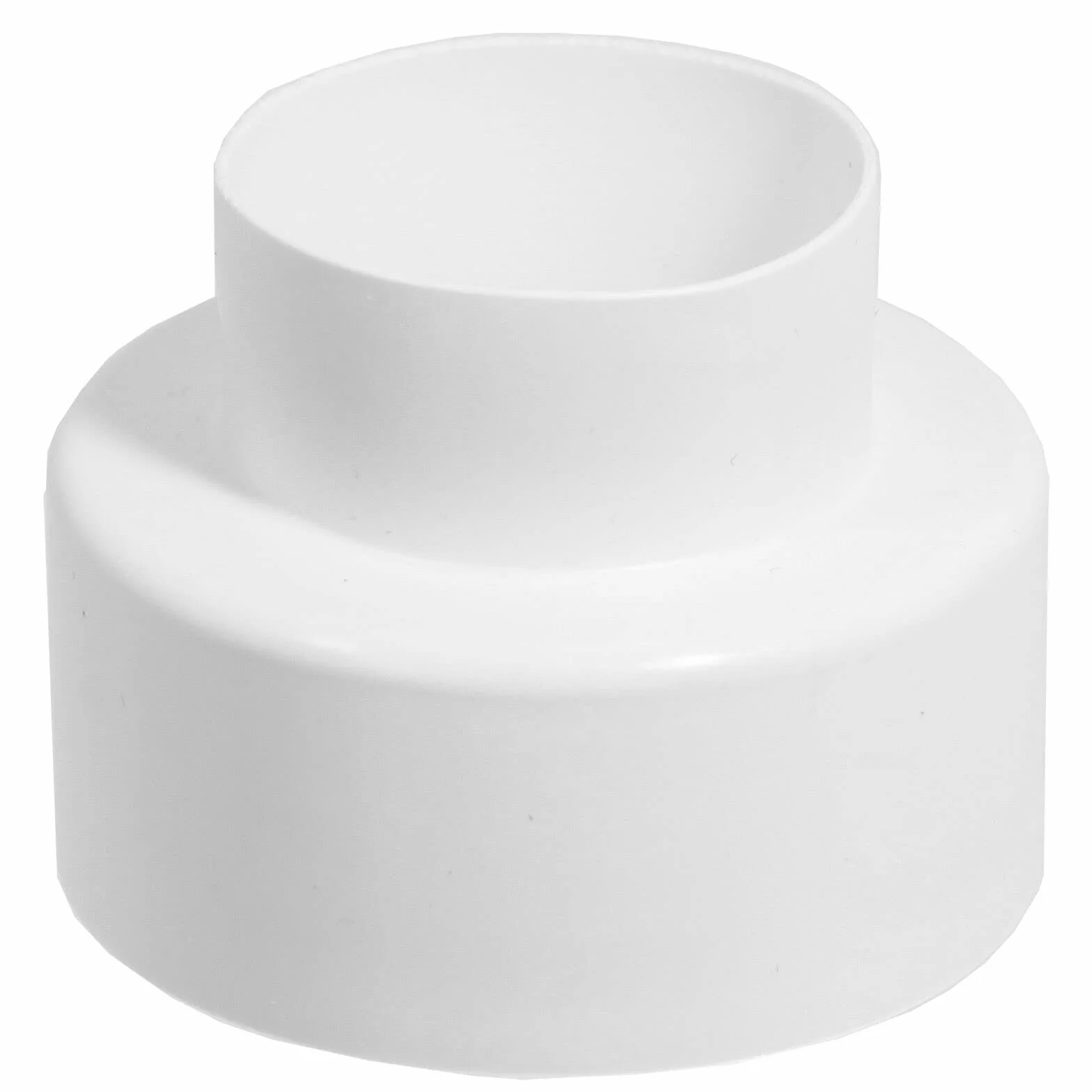SPARES2GO Cono de descarga exterior para inodoro, sello flexible ajustable para WC