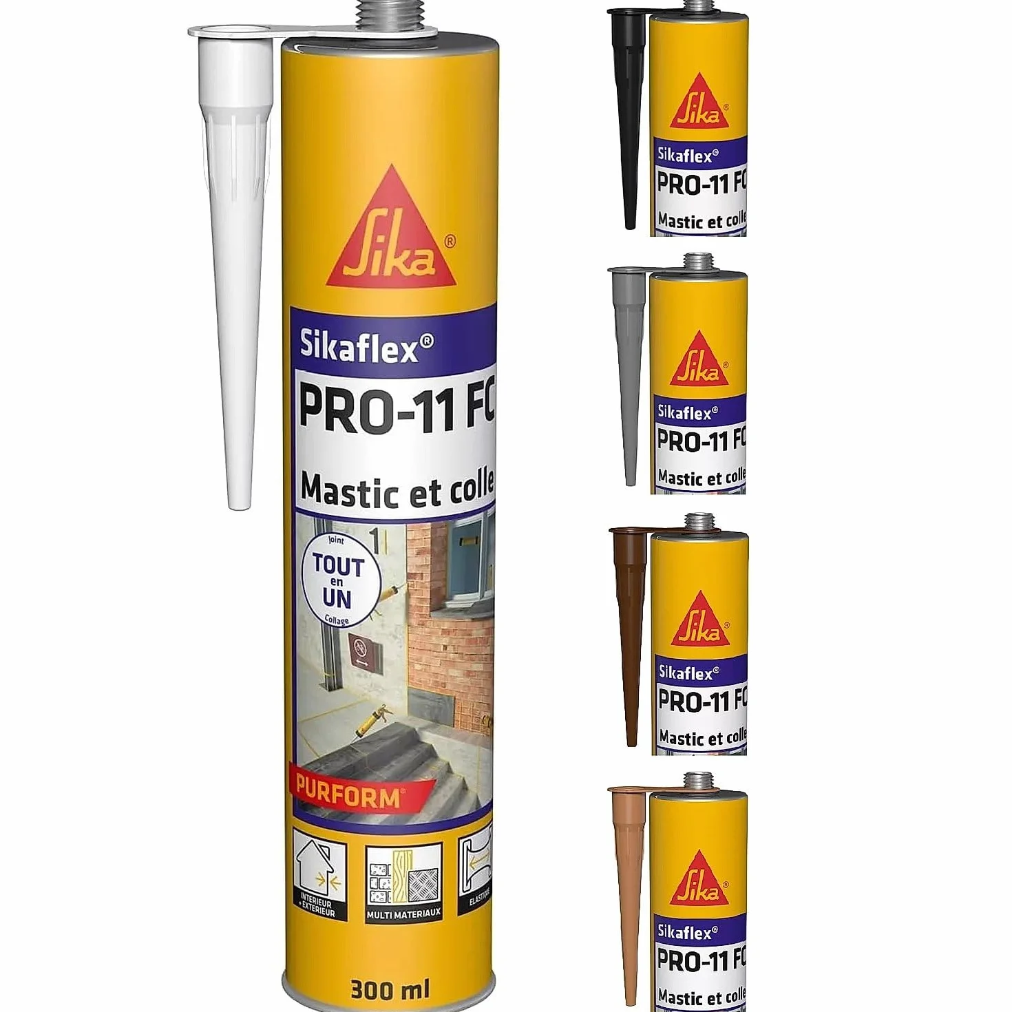 SIKA Sikaflex PRO 11 FC Purform Adhesivo Negro 300ml