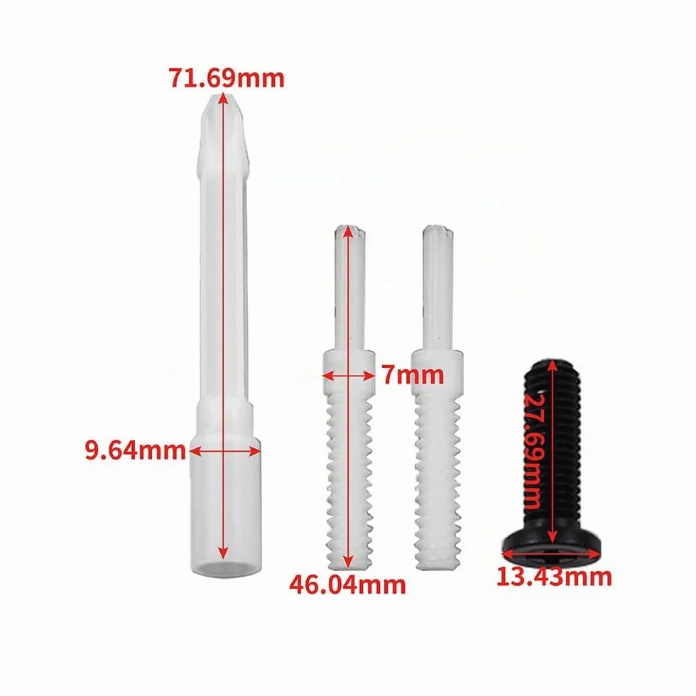 Pulsador Doble Cisterna Media Luna para Inodoro Compatible con D2D 822043001