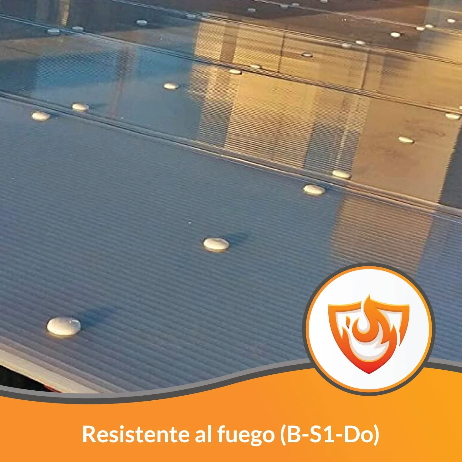 Panel Policarbonato Celular Compacto - Placa policarbonato Transparente 6 mm - Plancha de policarbonato 1195 x 595 mm - Protección UV