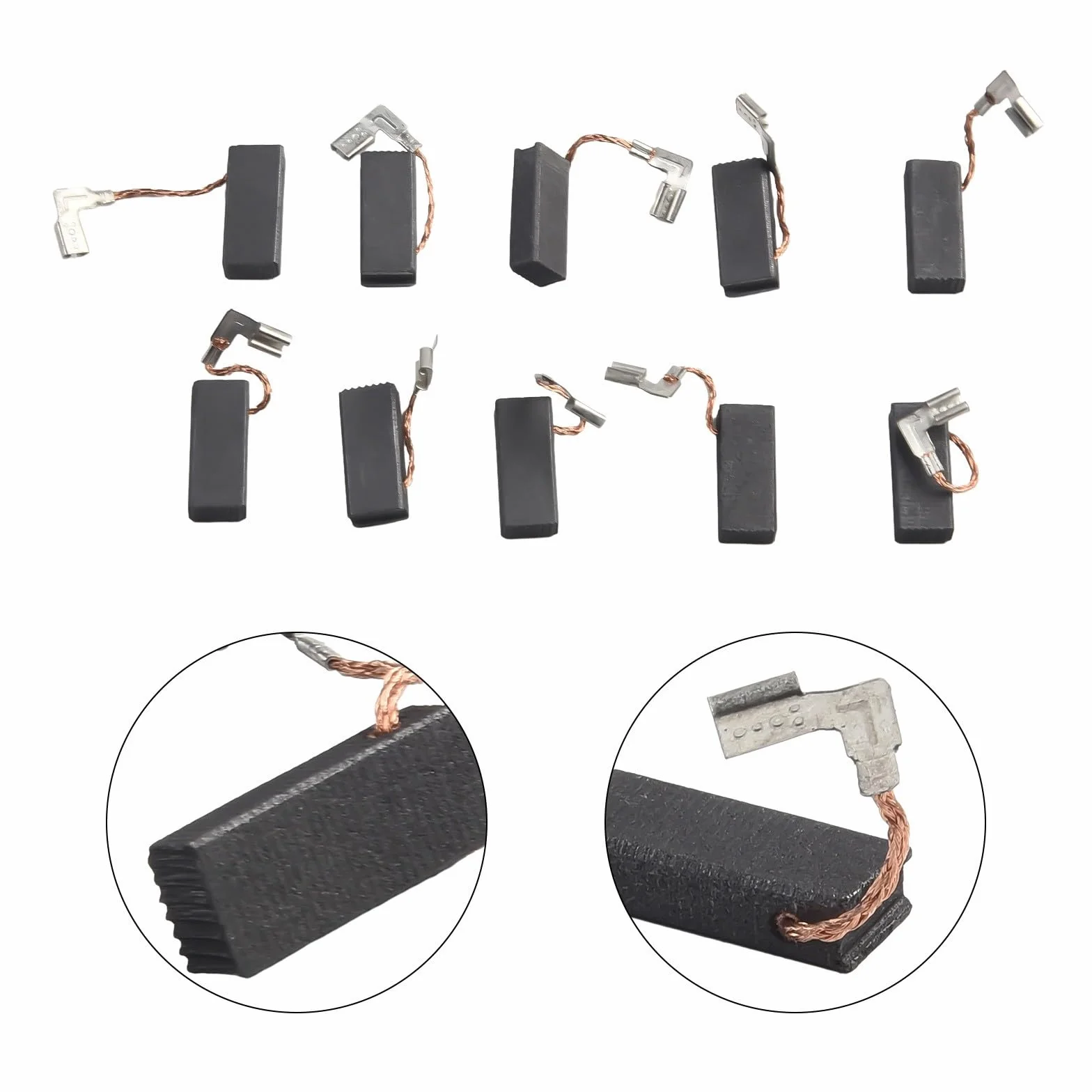 Juego de cepillos de carbono A96 para taladros martillos Bosch GBH2-22 GBH2-23 GBH2-24 GBH2-26 repuesto paquete de 10
