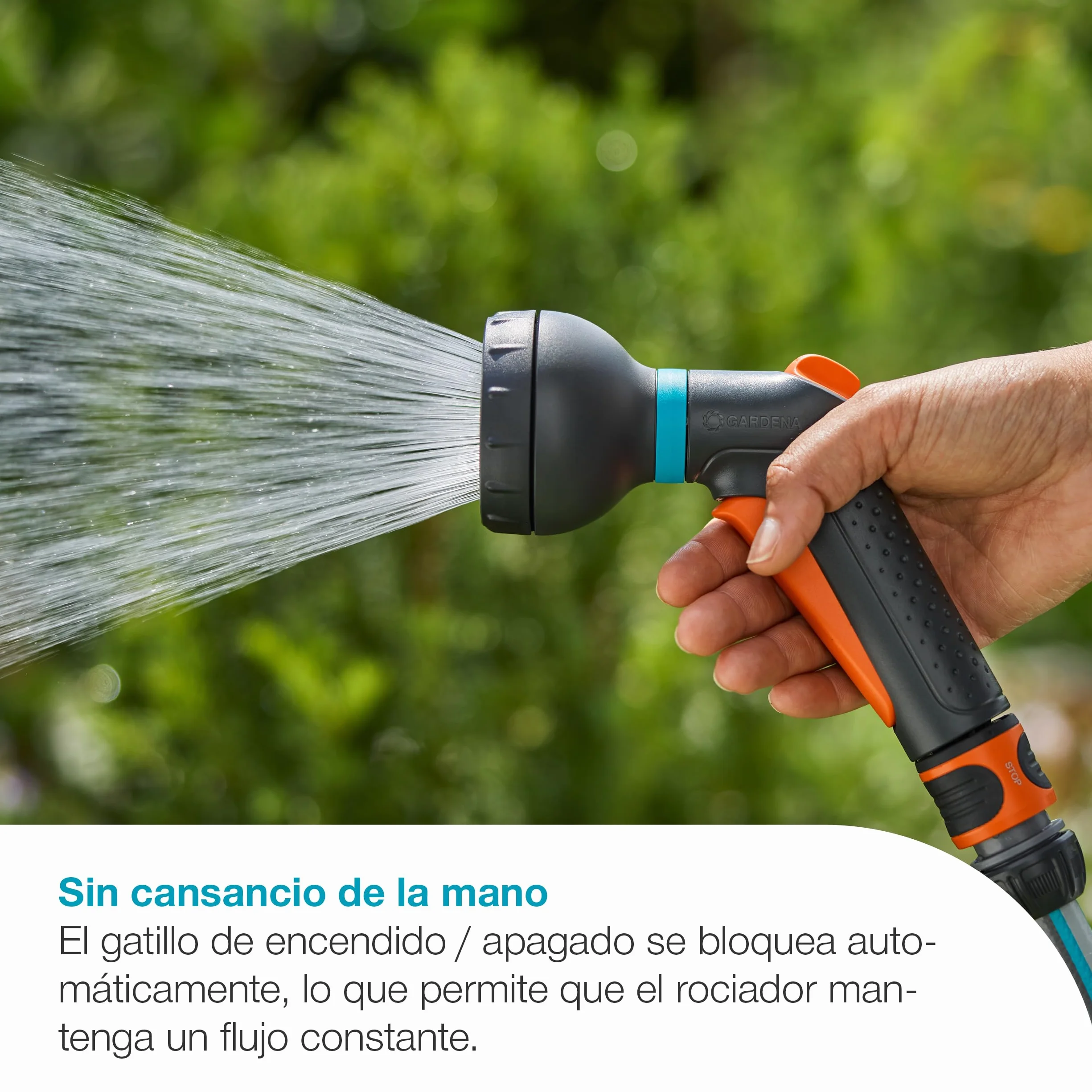 Gardena Pulverizador de Manguera de Jardín Clásico, Patrón de Pulverización Suave para Riego de Plantas, Fabricado en Alemania