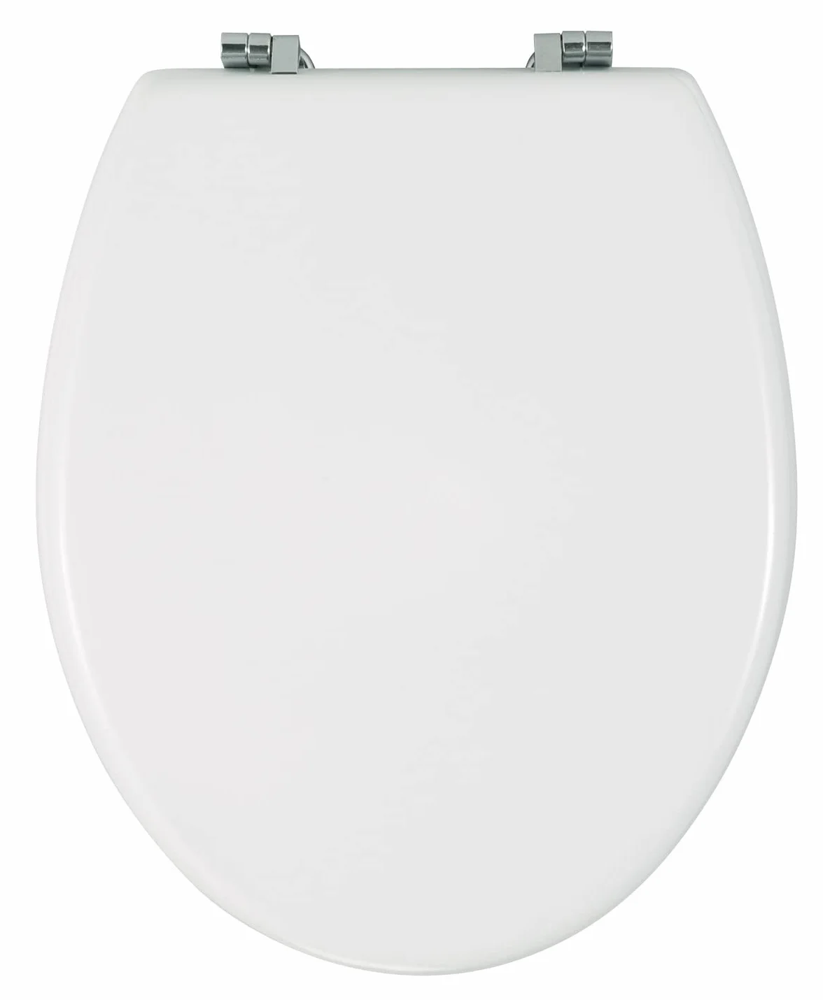 Wenko Bali - Asiento de Inodoro con sujeción de Metal, MDF, Color Blanco