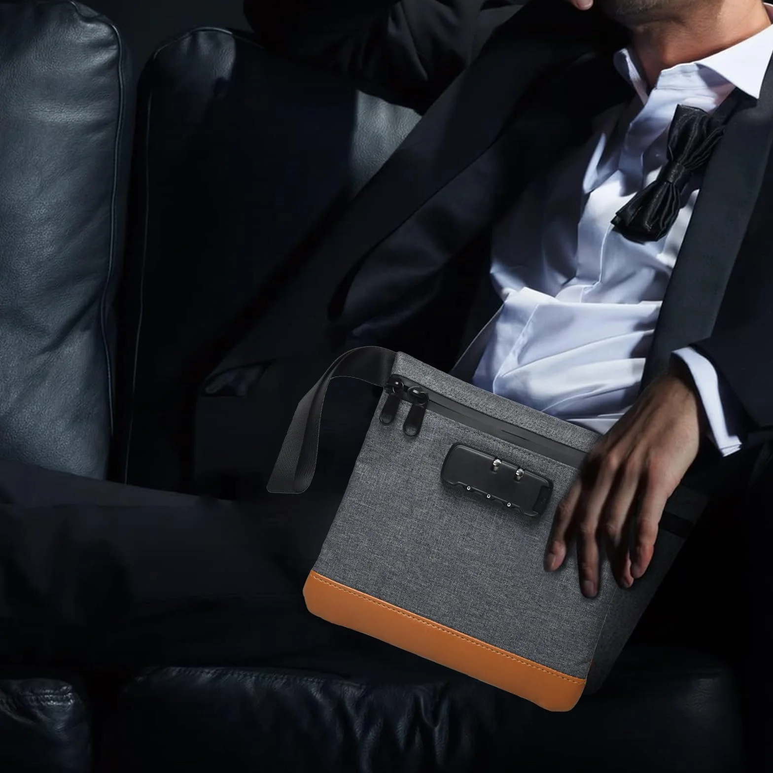 Bolsa Resistente Al Olor Con Cerradura De Números, Bolsa De Seguridad, Impermeable, Cartera Resistente Al Olor, Para Documentos, Caja De Dinero, Caja Con Candado De Combinación