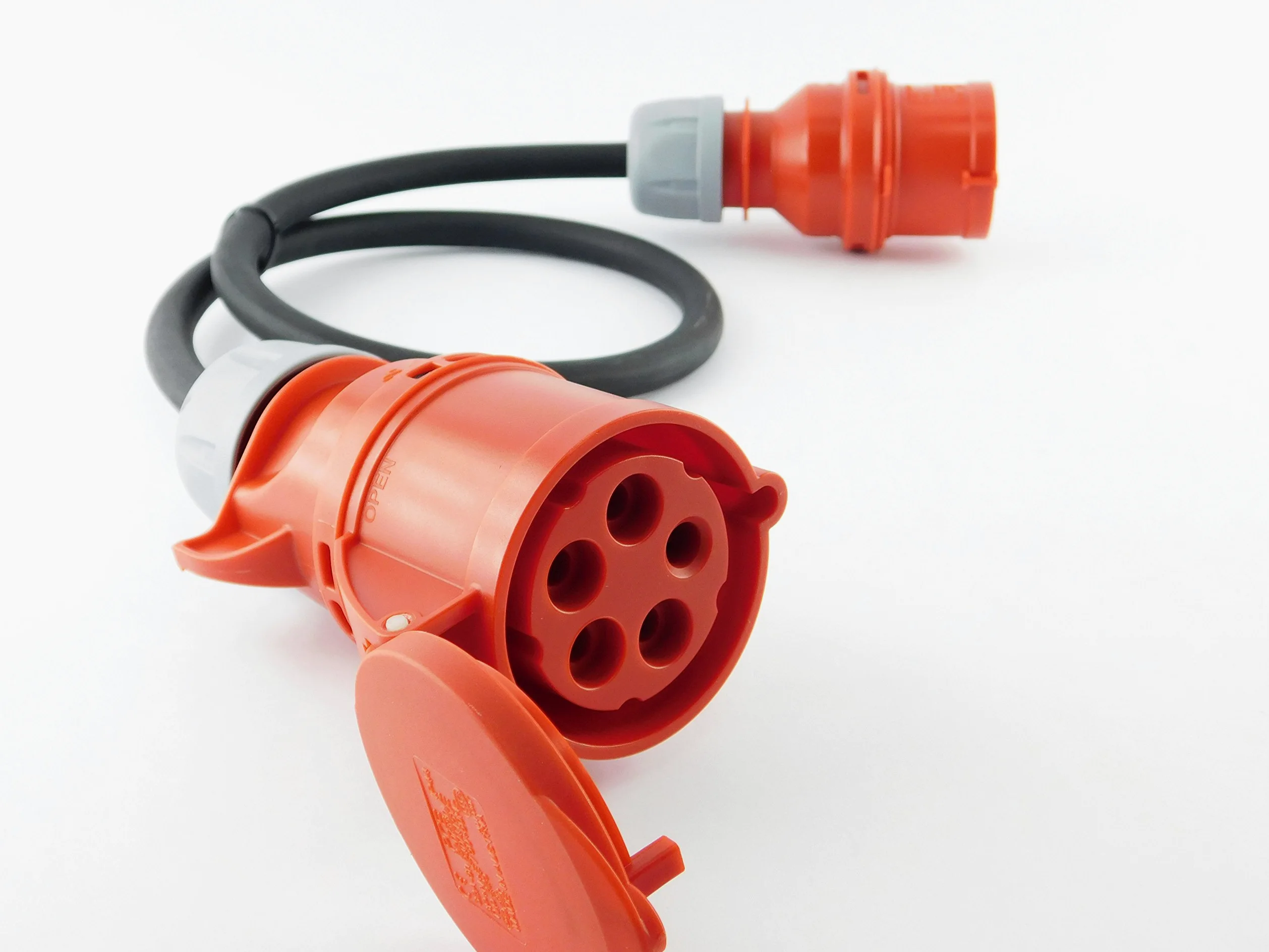 NW Powersolutions AD-C-2-010-0-00100000 Adaptador, Negro, Gris, Rojo