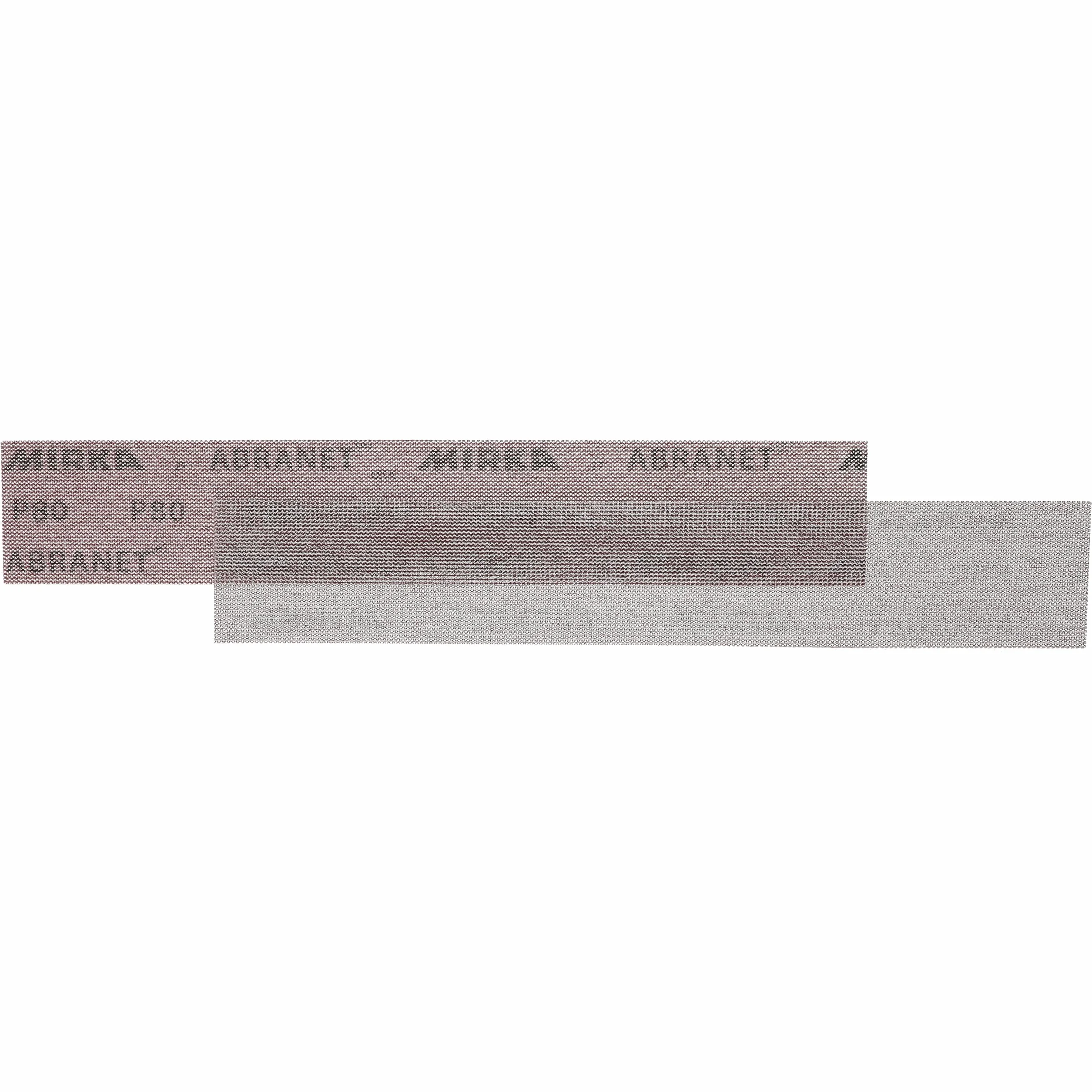 Mirka Abranet tiras de lijado de malla 70x198 mm cierre adhesivo/grano P80 / 50 uds/para lijar madera, masilla, barniz, plástico / 5415105080