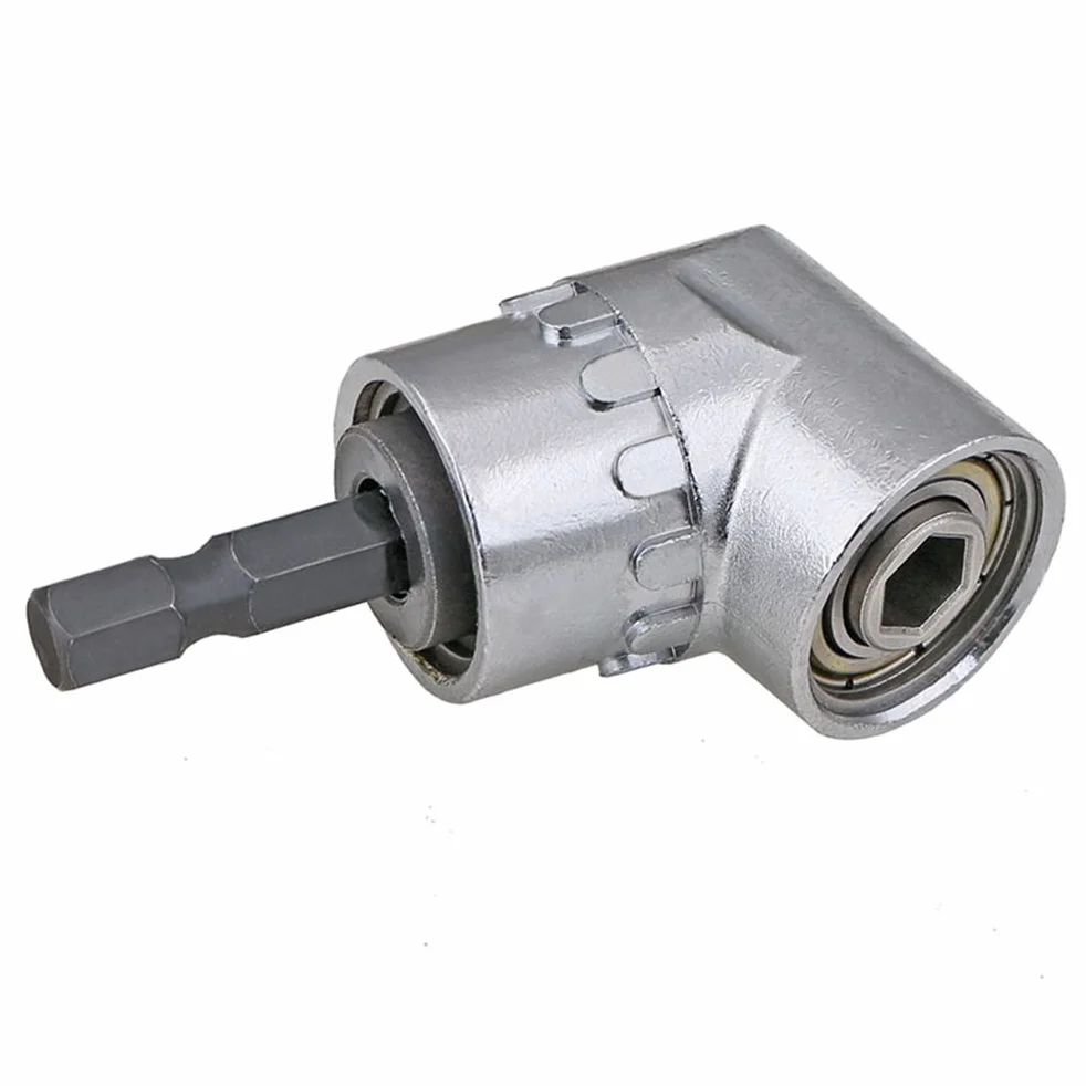 TIMESETL Taladro de Angulo Adaptador de Destornillador Adaptador de ángulo 105 Grados para Broca, Punta Flexible Magnetica Atornillador Angulares Magneticos para Atornillador, 6,35MM