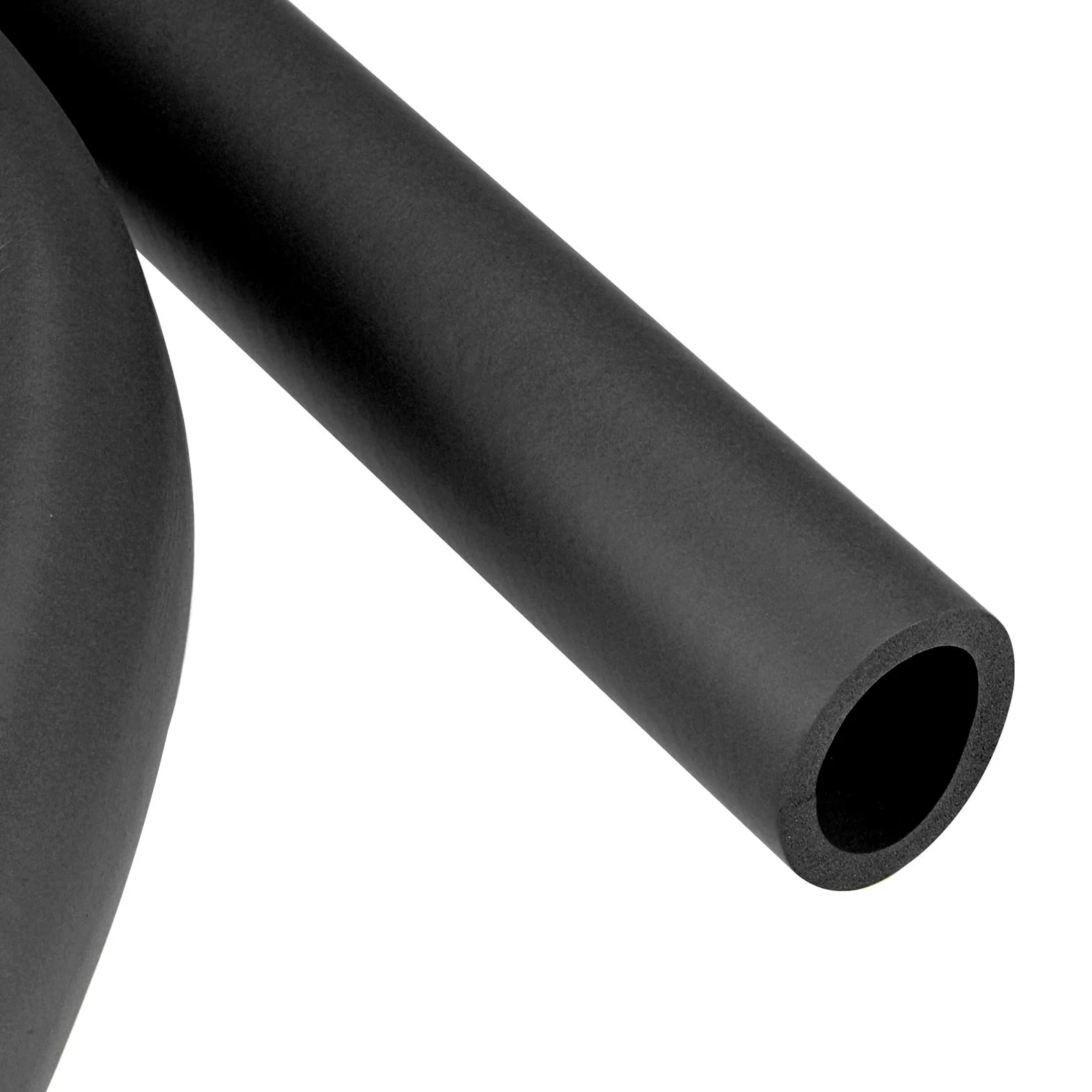 YOKIVE Espuma Tubería, Goma Aislamiento Tubo Cubierta| Mango Agarre Protección, Bueno para Gimnasio Equipo Cobre Tubería (Negro, 25mm ID 35mm OD 2m)