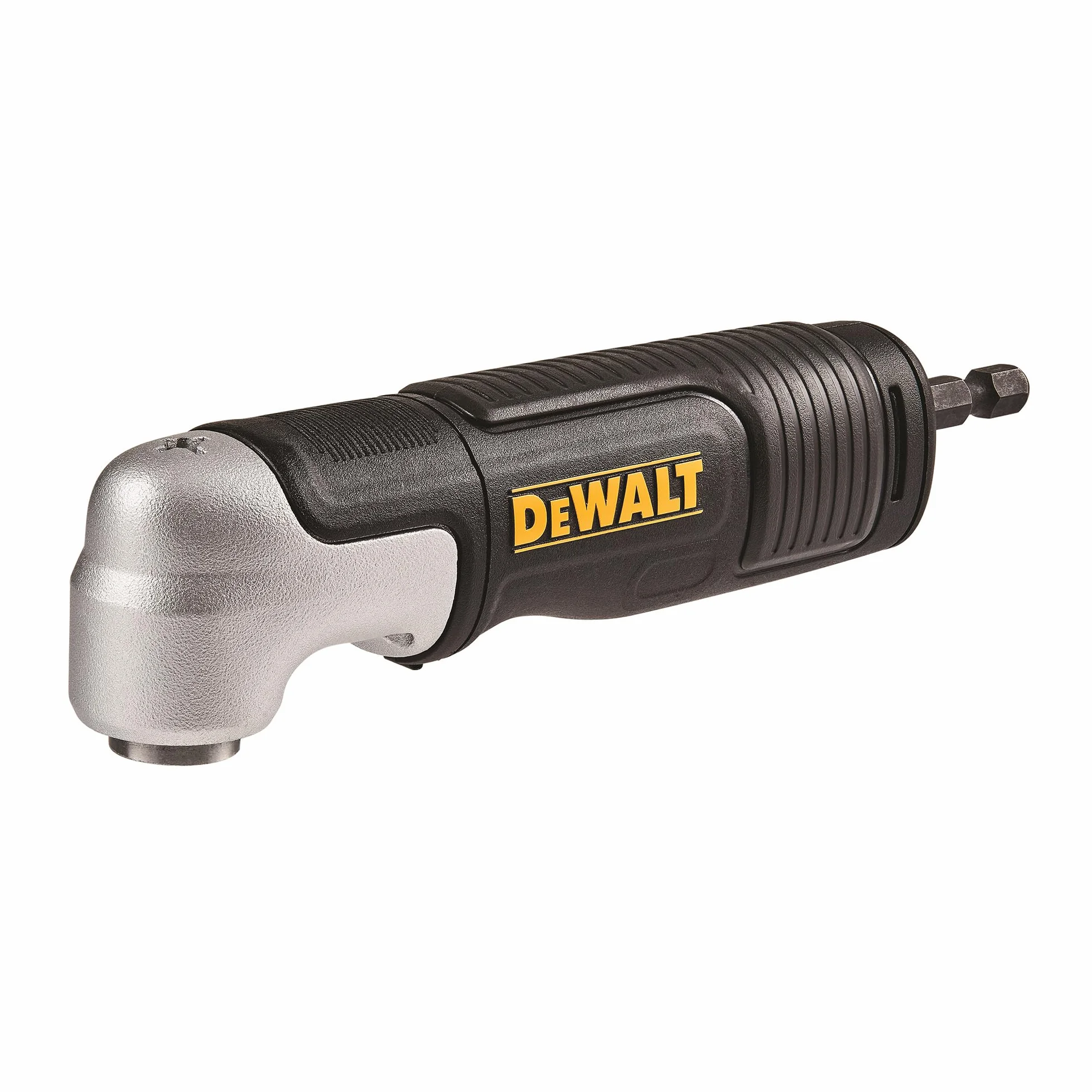 DEWALT DT20500-QZ - Adaptador angular para llave de impacto, Hexagonal de 1/4", Hasta 43Nm de torque, Uso en llaves de impacto a batería, Diseño de mango patentado
