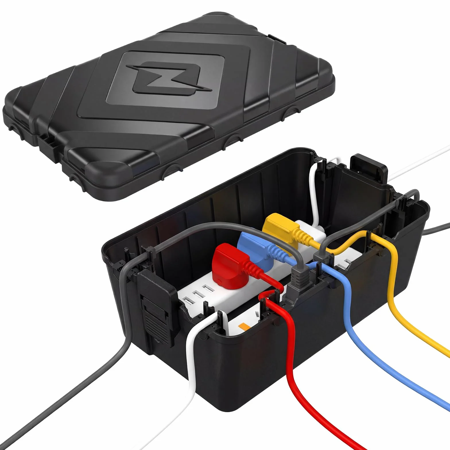 Caja Eléctrica Grande para Exteriores, Caja Eléctrica Impermeable IP54 Resistente al Agua, Accesorios para Electricidad, para Proteger Regletas, Enchufes 32x21x13cm