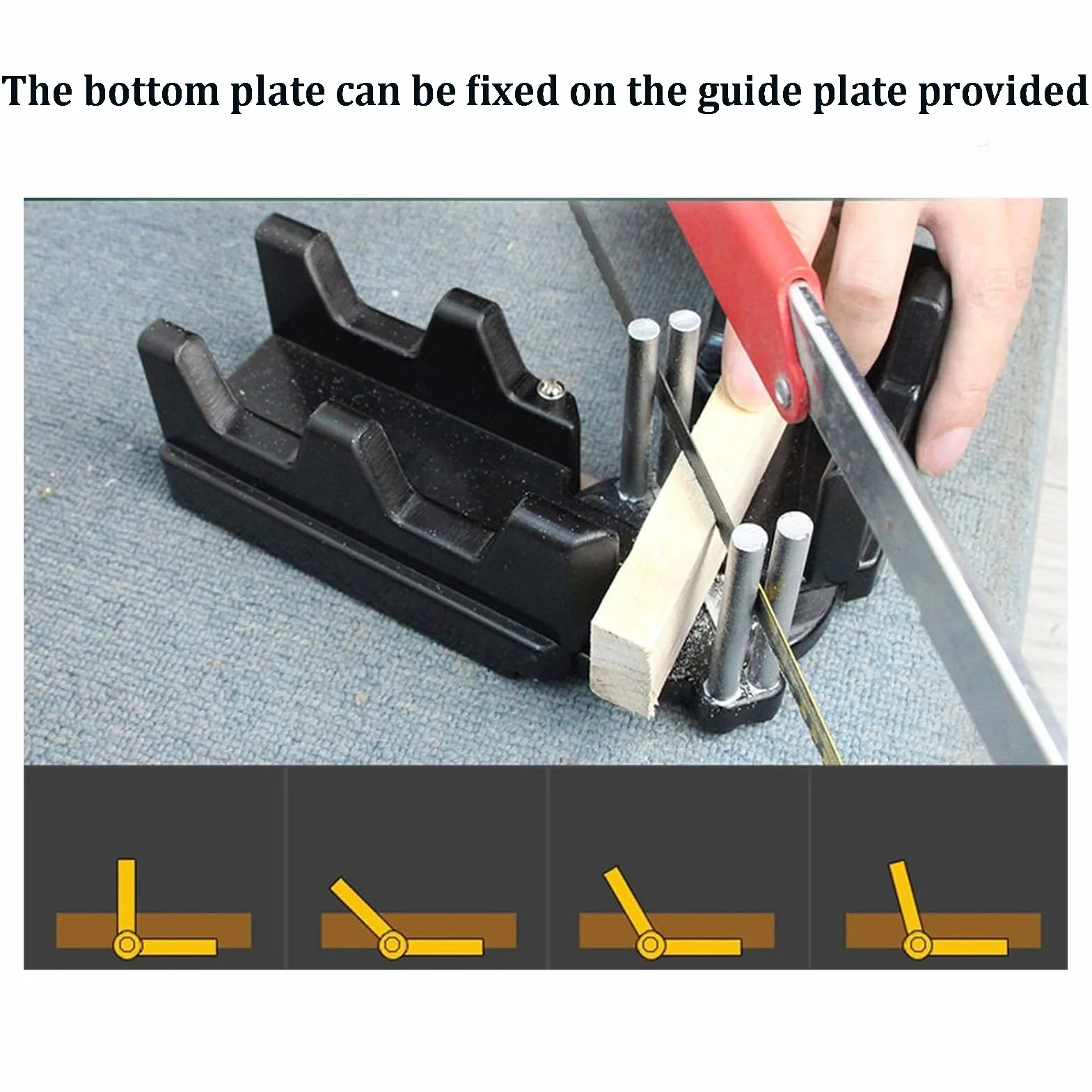 Herramienta de corte de esquinas Mitre 2 en 1, cortador de tuberías decorativas portátil para instalación de ingletes