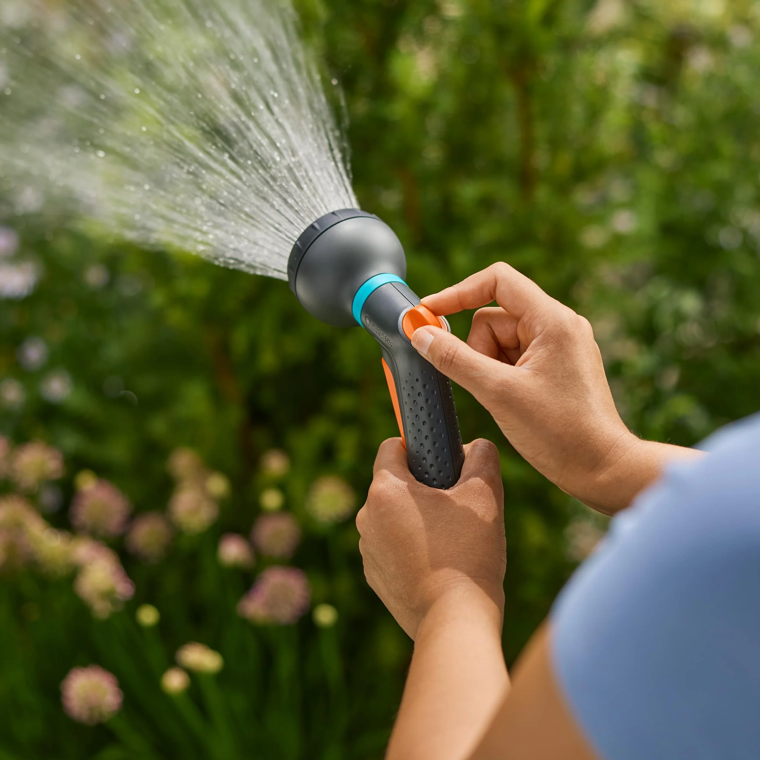 Gardena Pulverizador de Manguera de Jardín Clásico, Patrón de Pulverización Suave para Riego de Plantas, Fabricado en Alemania