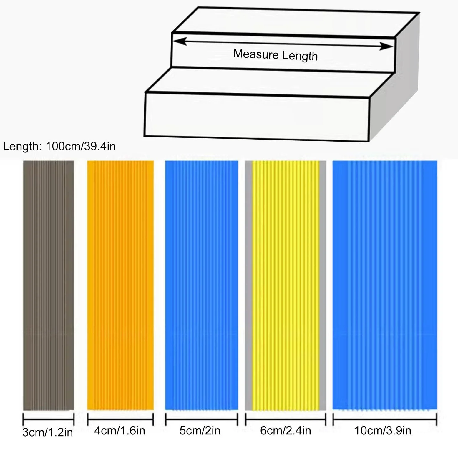 Tiras adhesivas antideslizantes para niños y adultos, cinta antideslizante segura para uso en interiores y exteriores, ideal para jardín de infantes, color verde, fácil de aplicar
