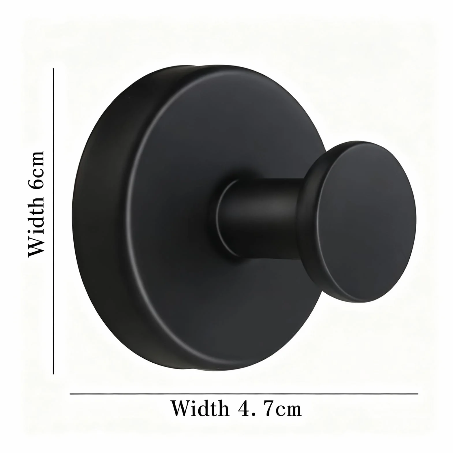 Ganchos de acero inoxidable con ventosa para baño cocina oficina, toallero sin taladrar, 2 PCS (Dorado)