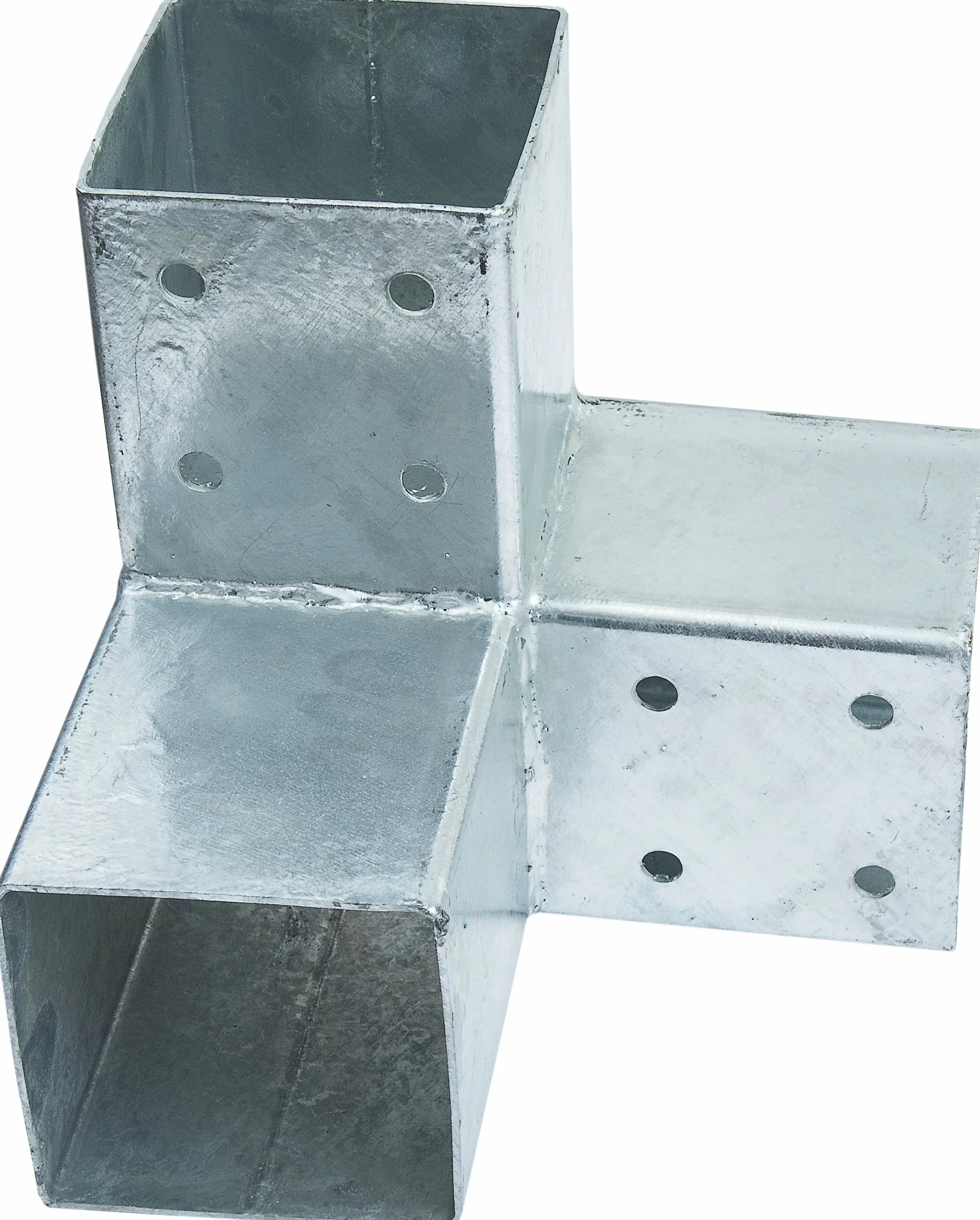 Connex HV4242 Esquina de doble poste, 90 x 90 mm, madera