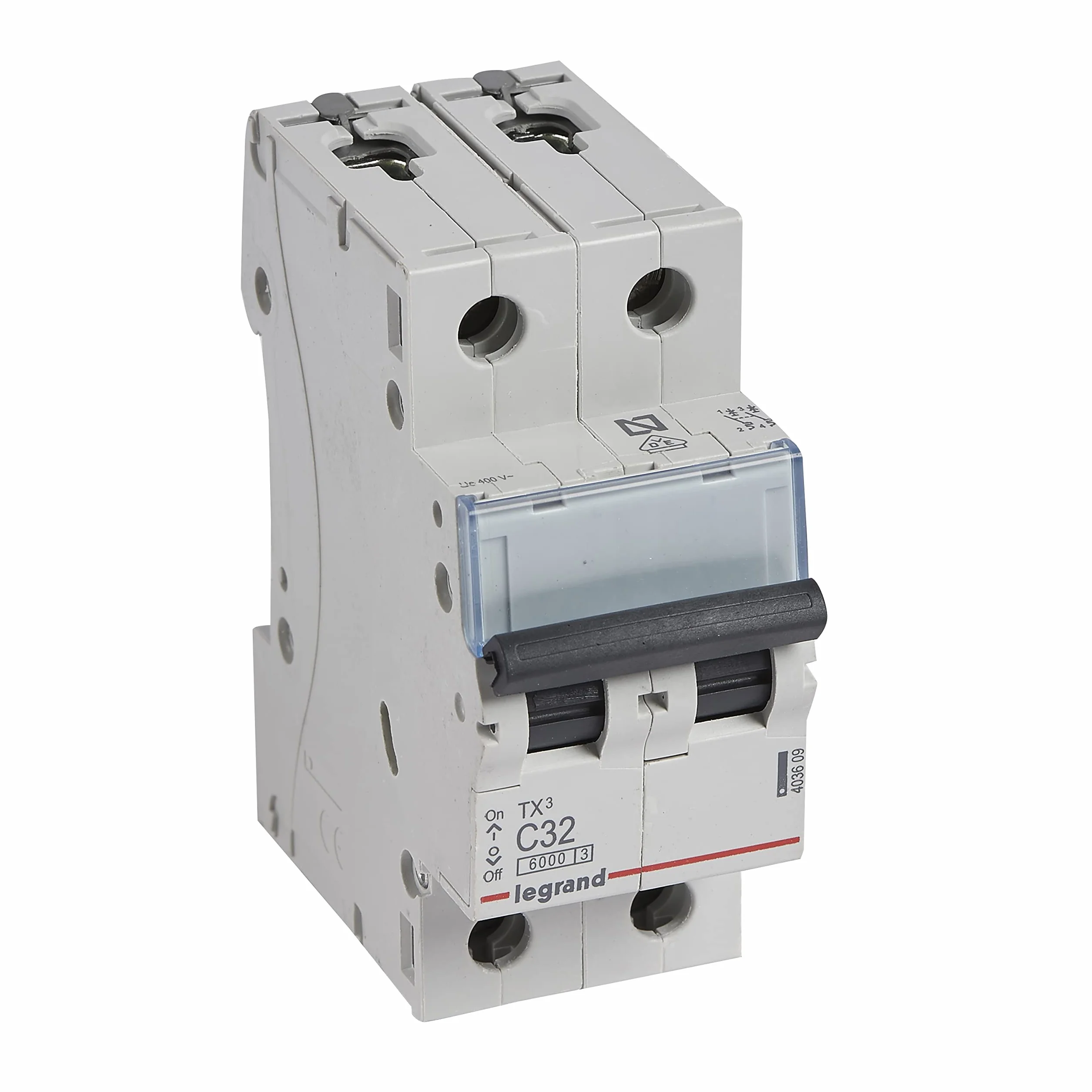 InterruptorAutomaticoTX3 2 Polos 32A Legrand 403609