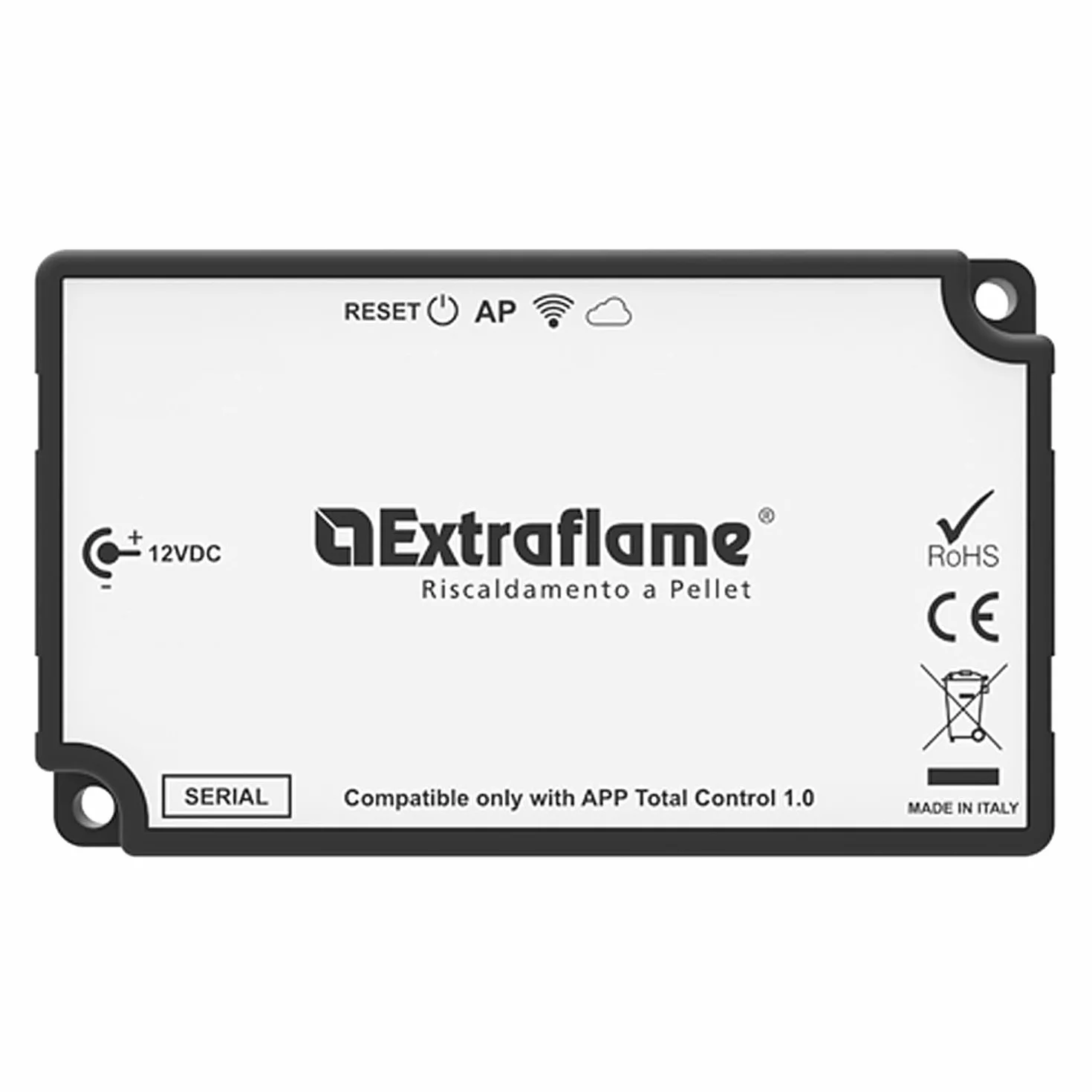Nordica extraflame módulo wifi blanco para estufa de leña 9278442