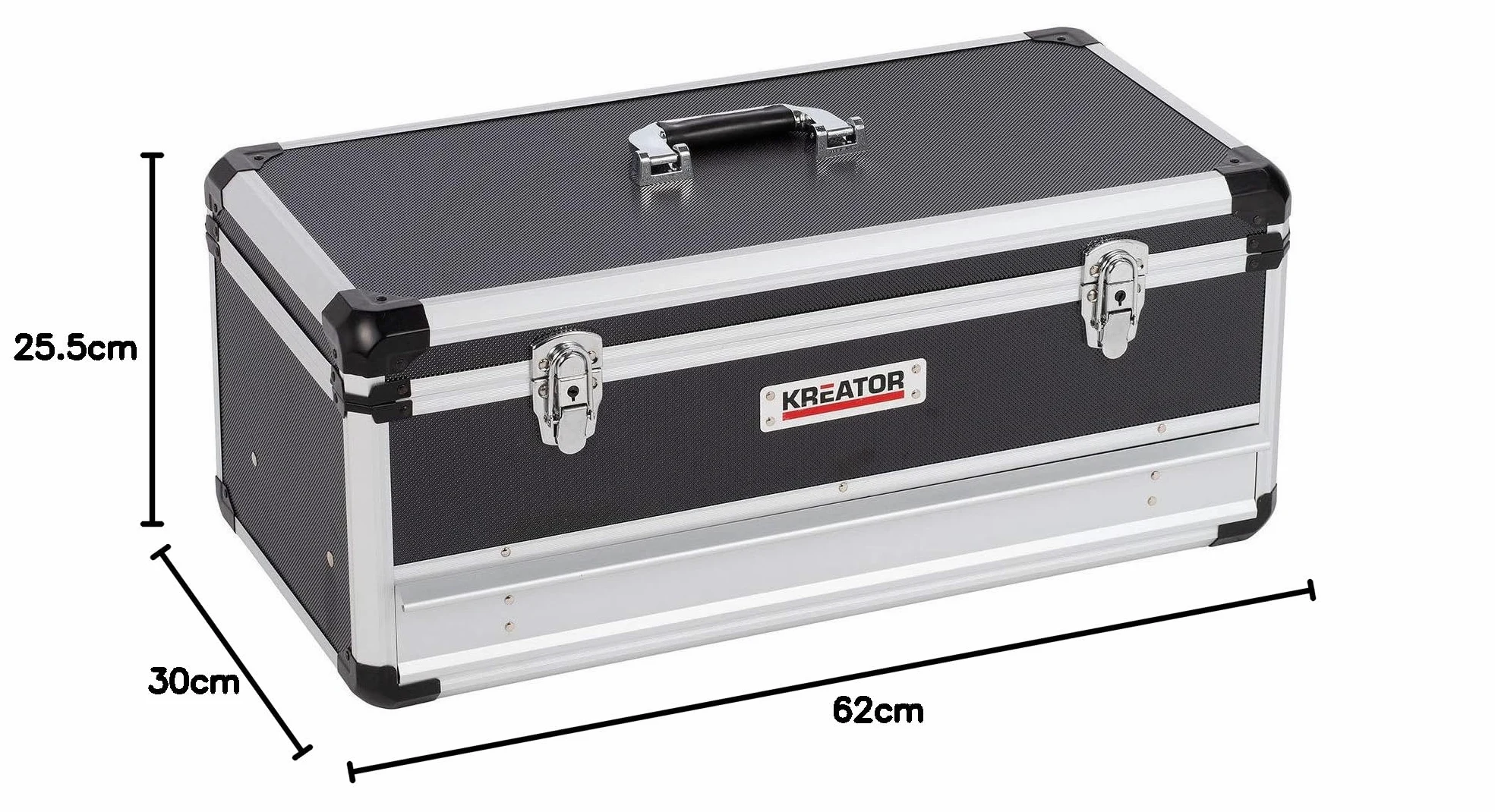 KREATOR KRT640603B - Maletín de alu 620x300x255mm 1 cajón