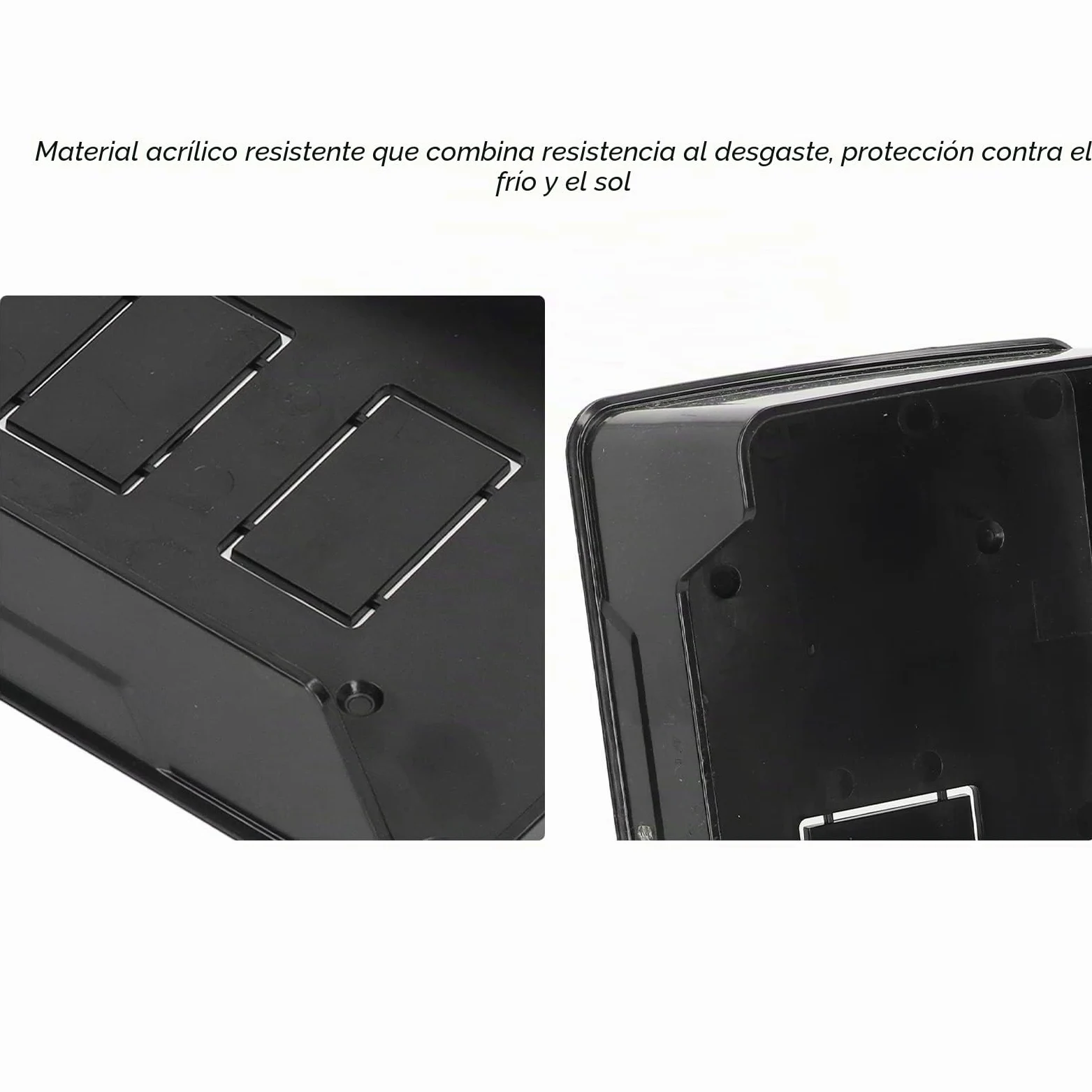 Timbre Cubierta de Lluvia Acrílico Resistente a la Intemperie Teclado Controlador de Acceso Protector Protector de Carcasa para el Hogar Timbre Inalámbrico Video Timbre Cerradura de Puerta