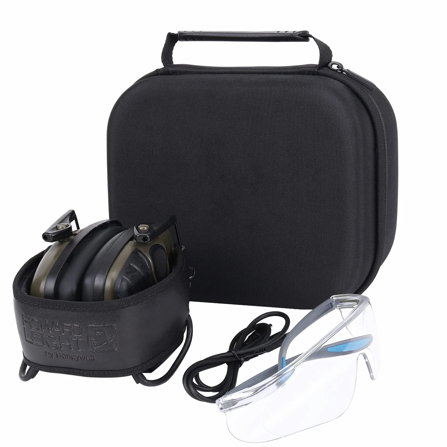 Duro Viajar Caso Cubrir para Honeywell 1013530 Howard Leight Impact Sport orejeras de protección auditiva por co2CREA