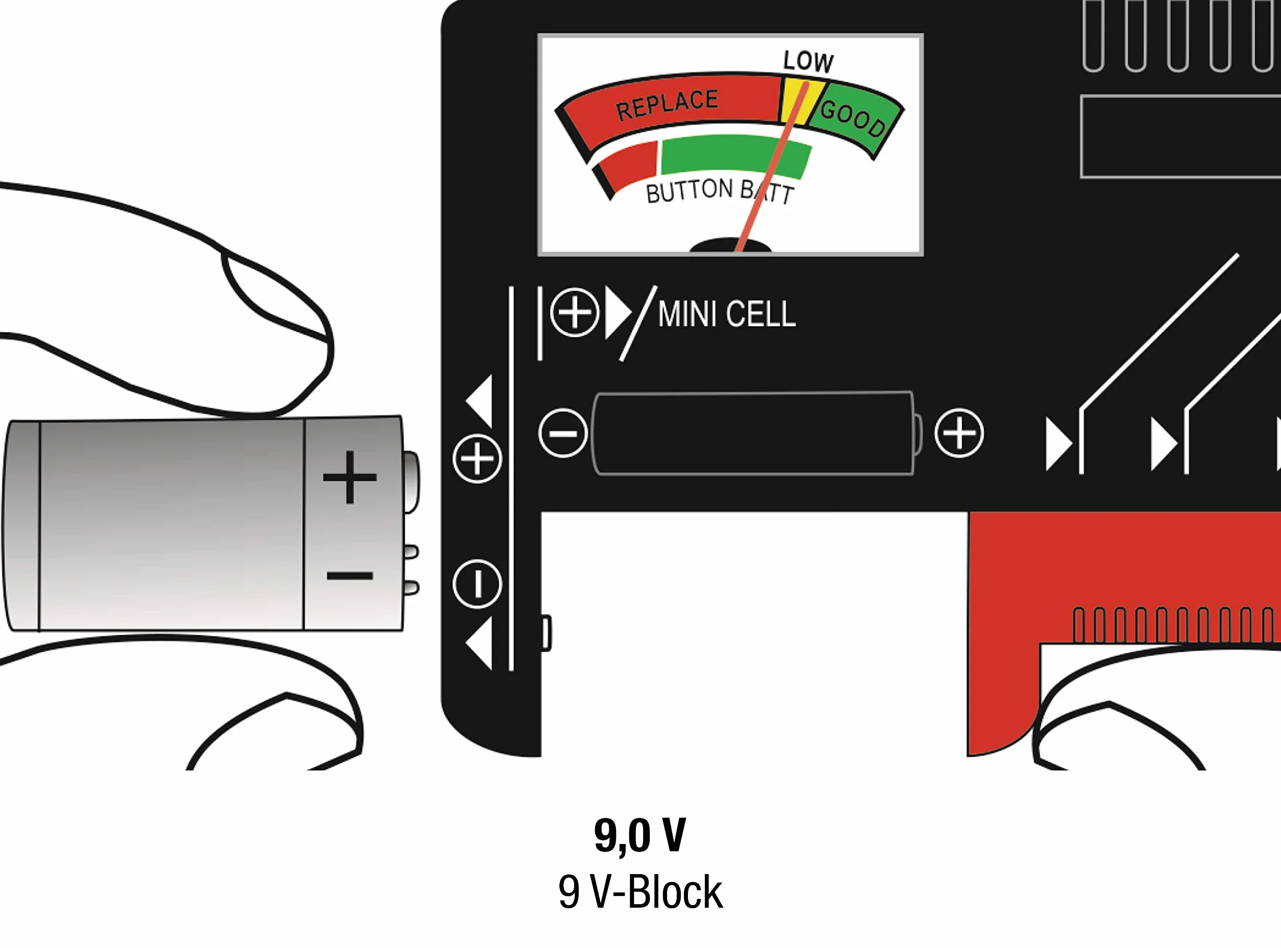 CON:P B29821 - Medidor tester comprobador de carga
