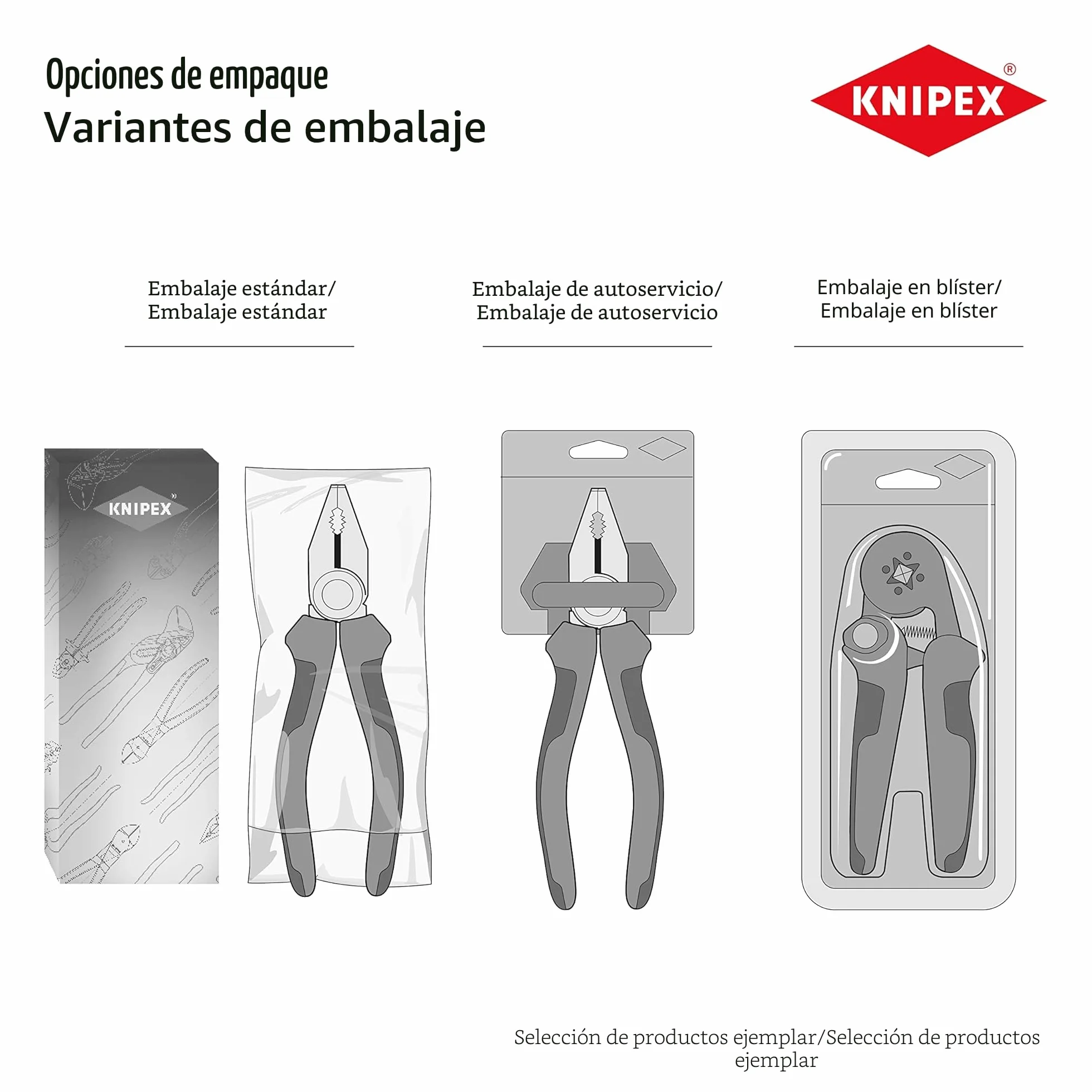KNIPEX Pelacables para cables coaxiales en blister 105 mm, 16 60 05 SB